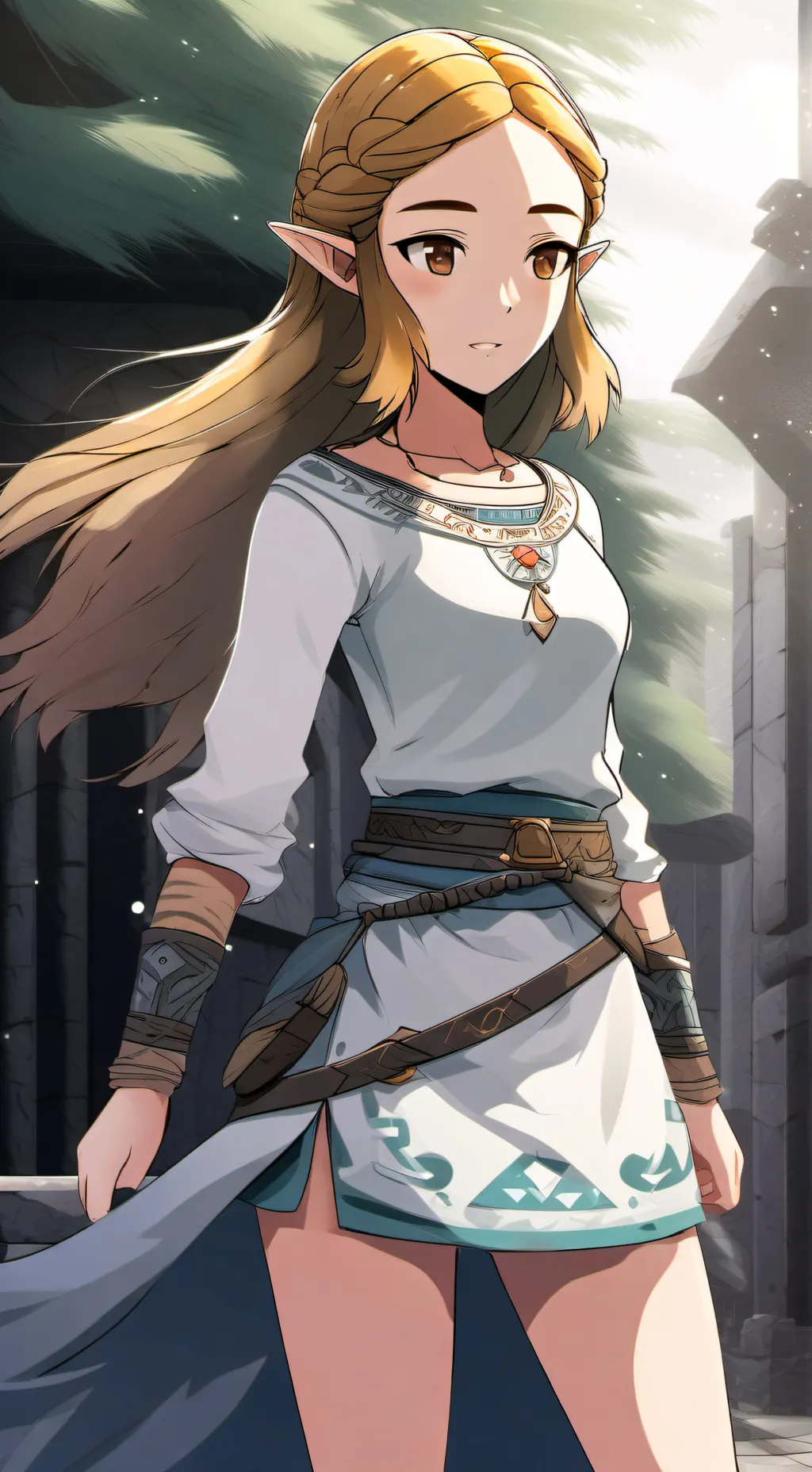 ai character: zelda background