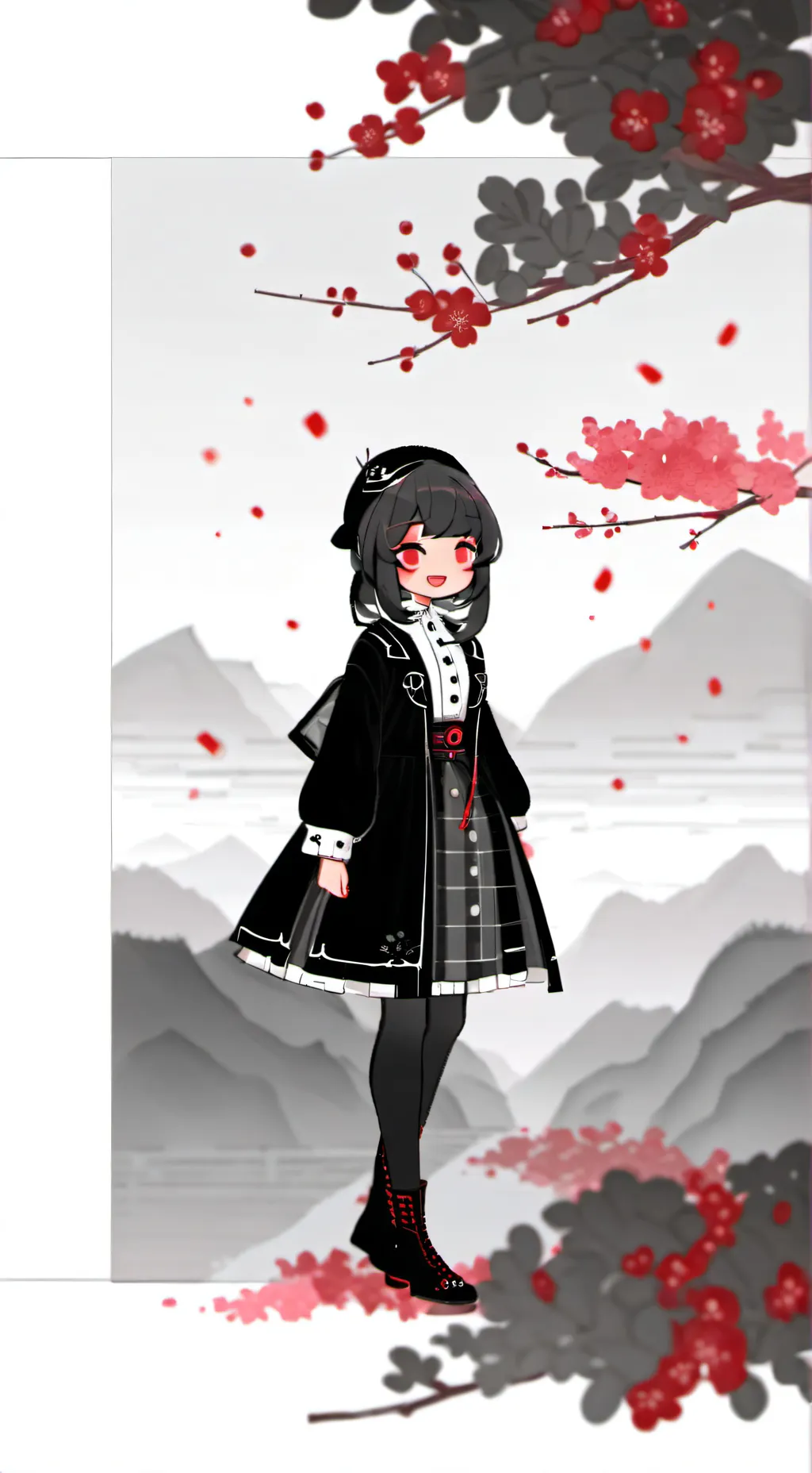 ai character: ST@1K1NG S9R0UT background