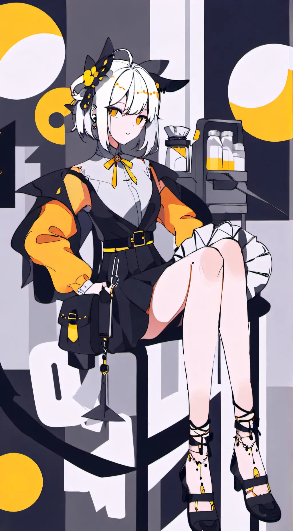 ai character: Venom woman background