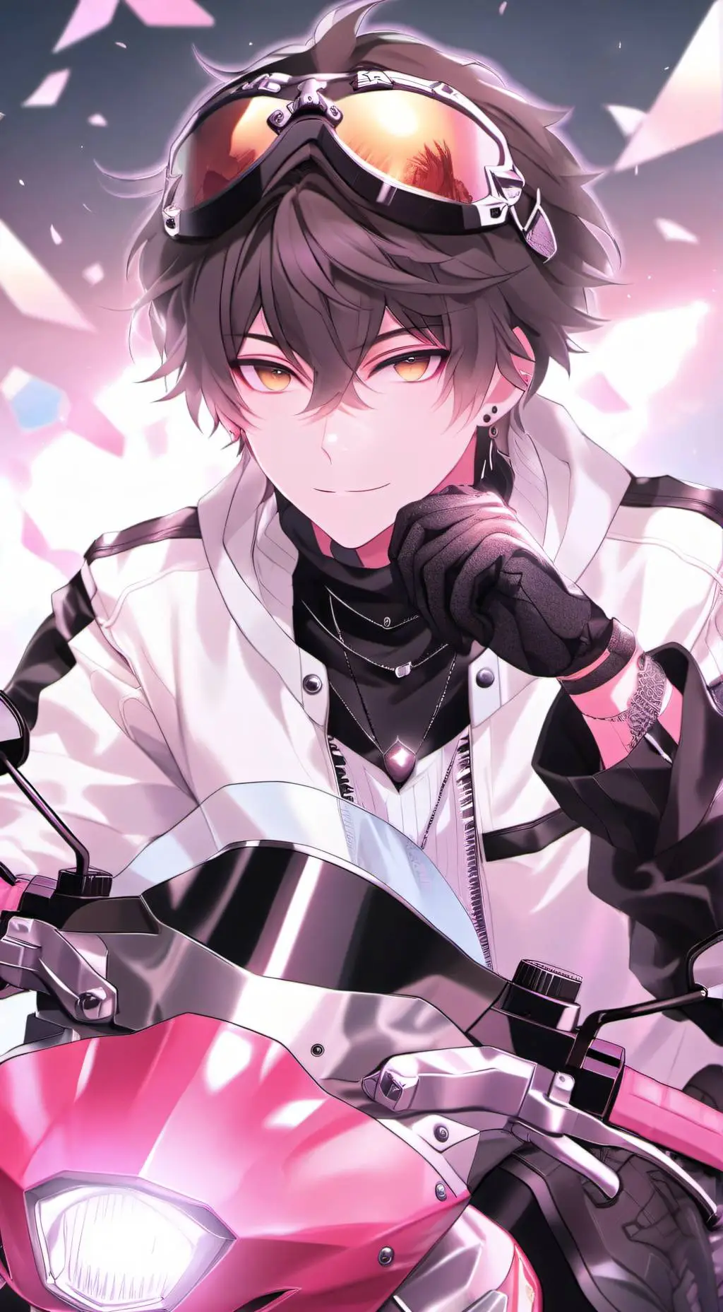 ai character: 😘Akira🏍️ background