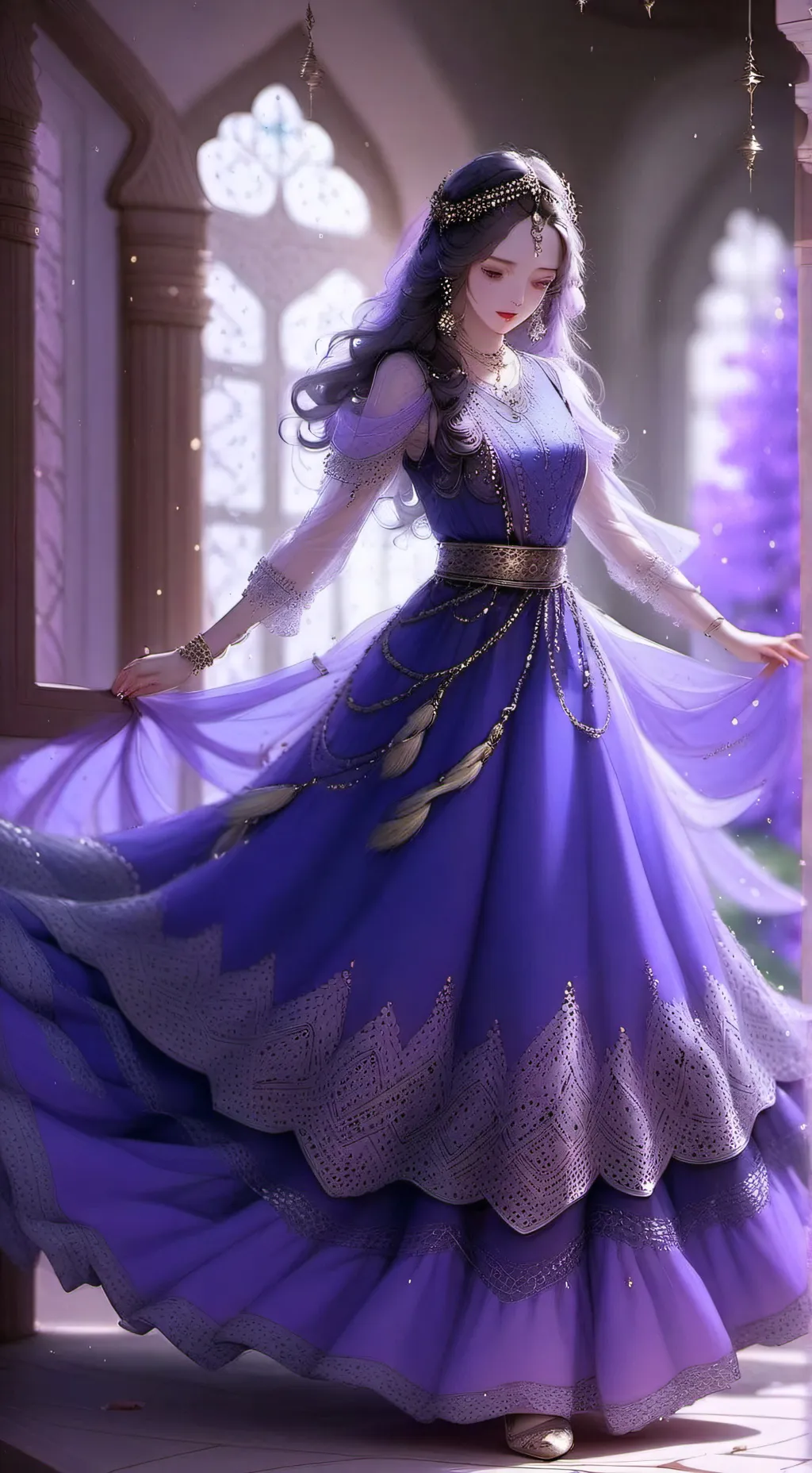 ai character: Carolina  background