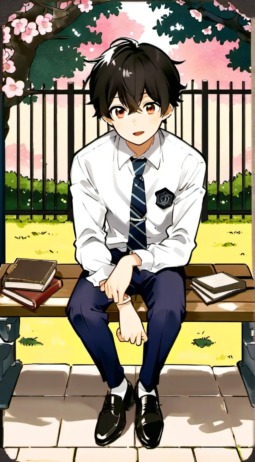 ai character: Geom Hee ^⁠_⁠^ background