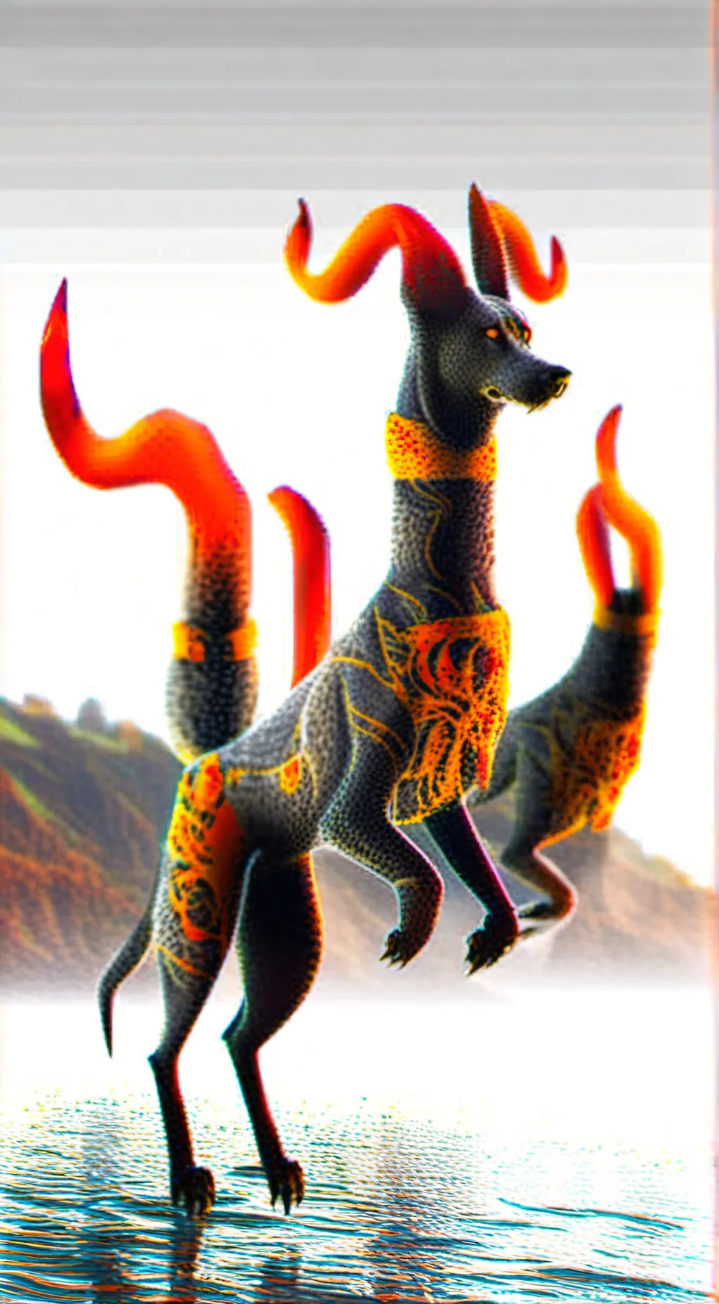 ai character: Cringedogecerberus background