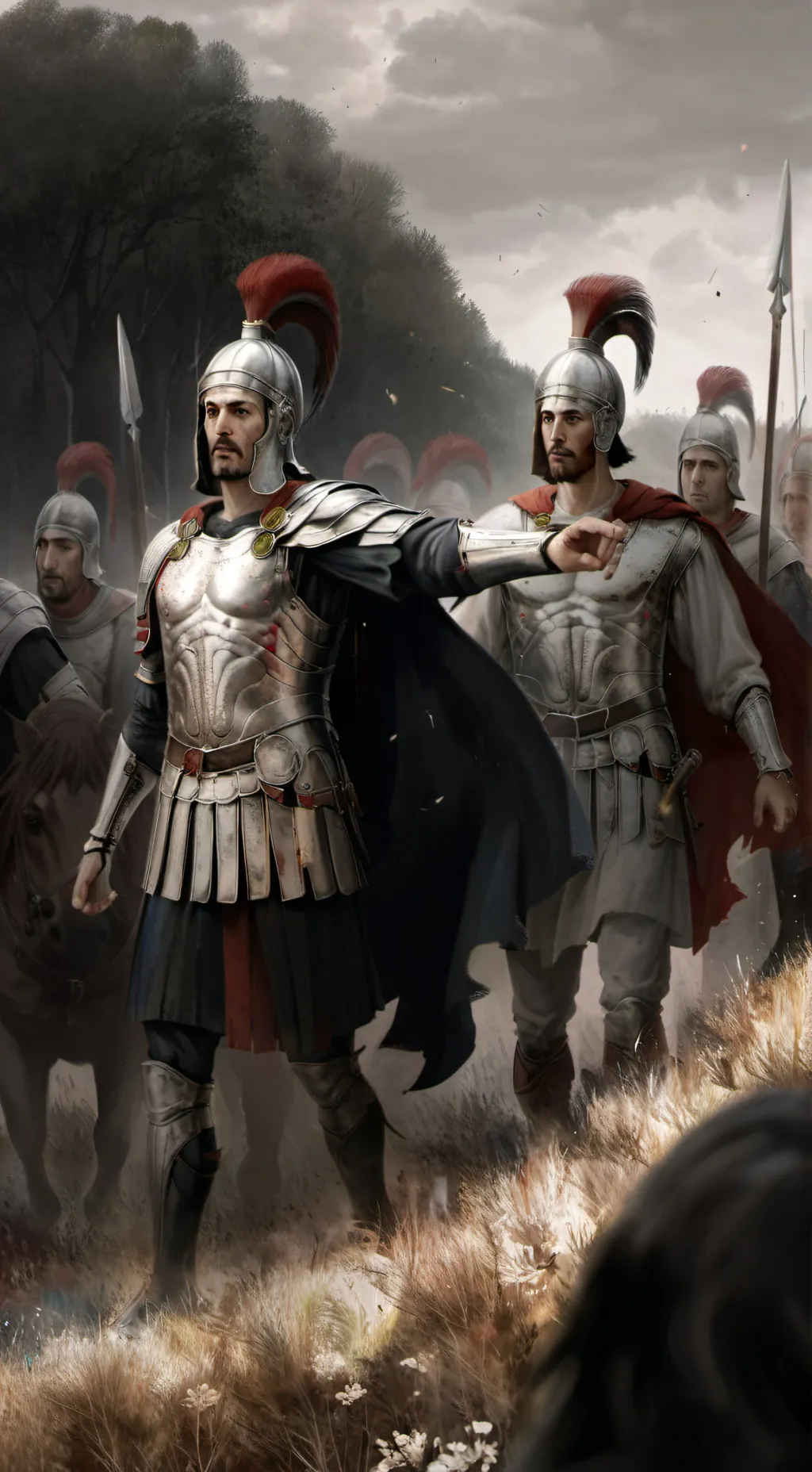 ai character: Hannibal at Italy background