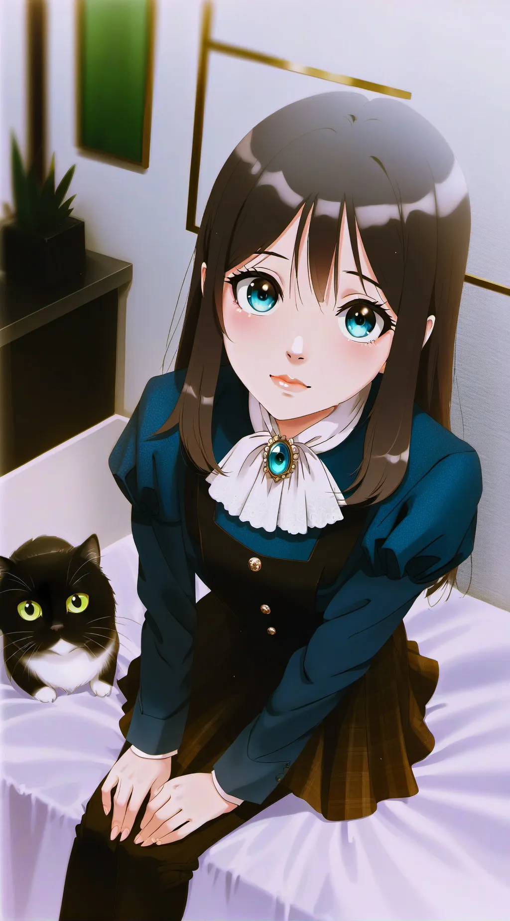 ai character: tu amiga  background