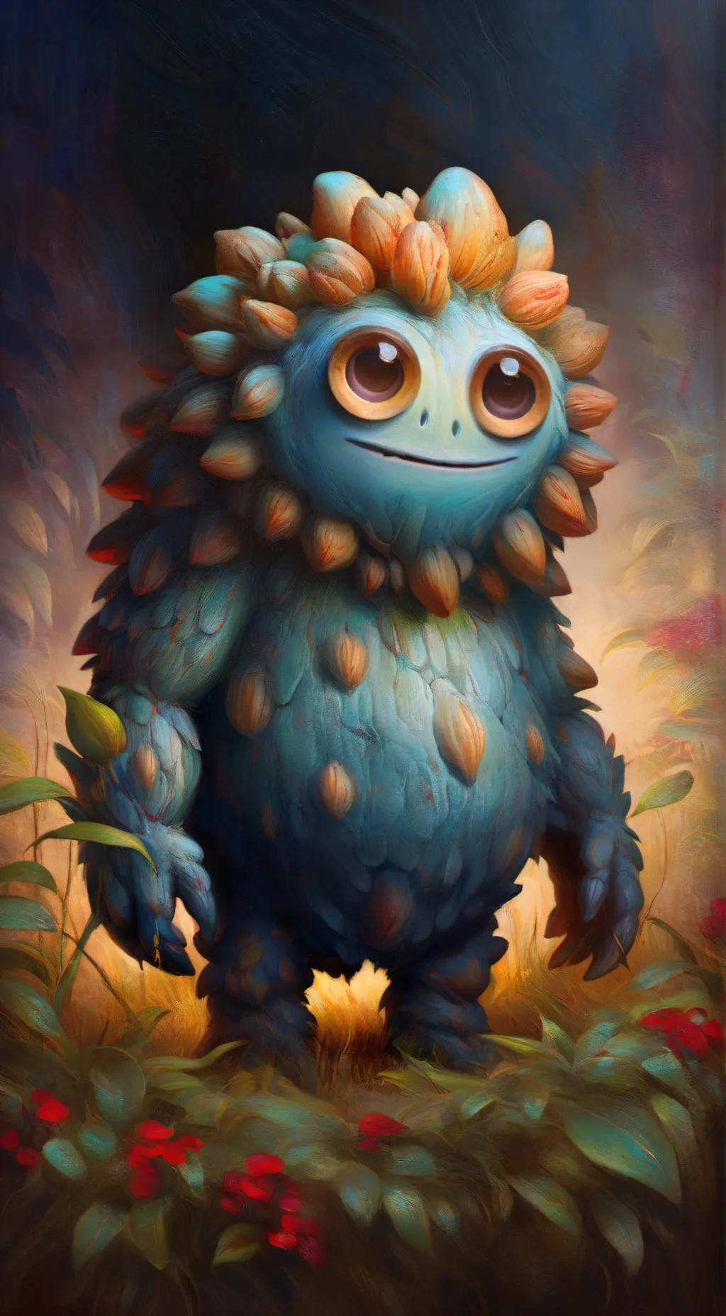 ai character: Lily (brawl stars) background