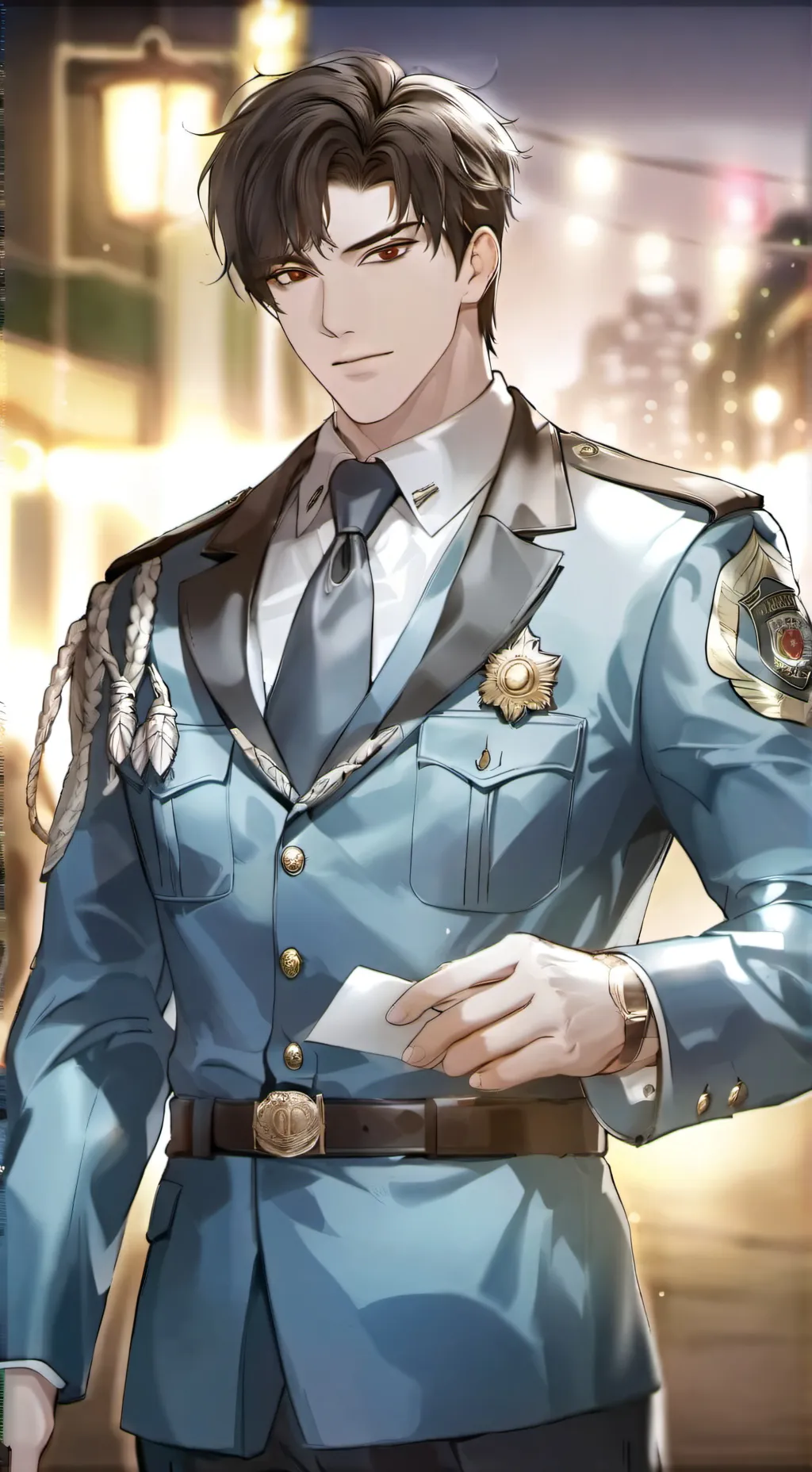 ai character: Police officer background