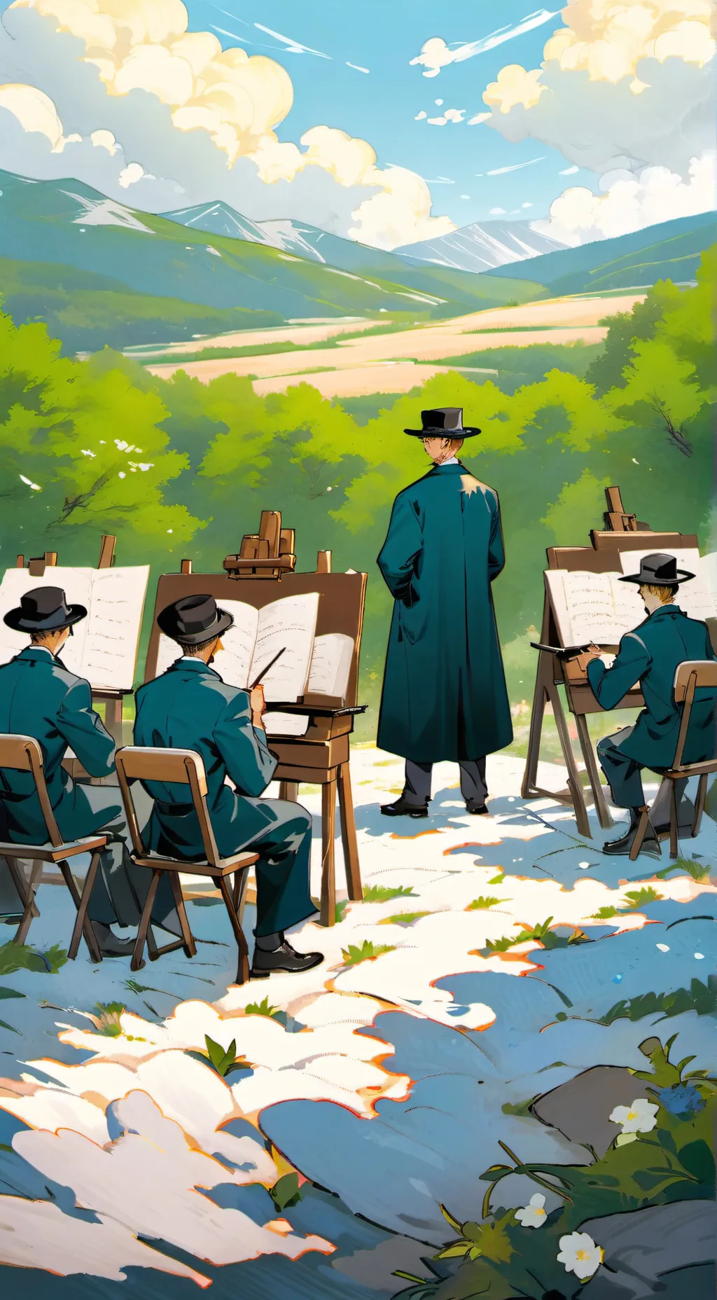 ai character: MHA mission  background