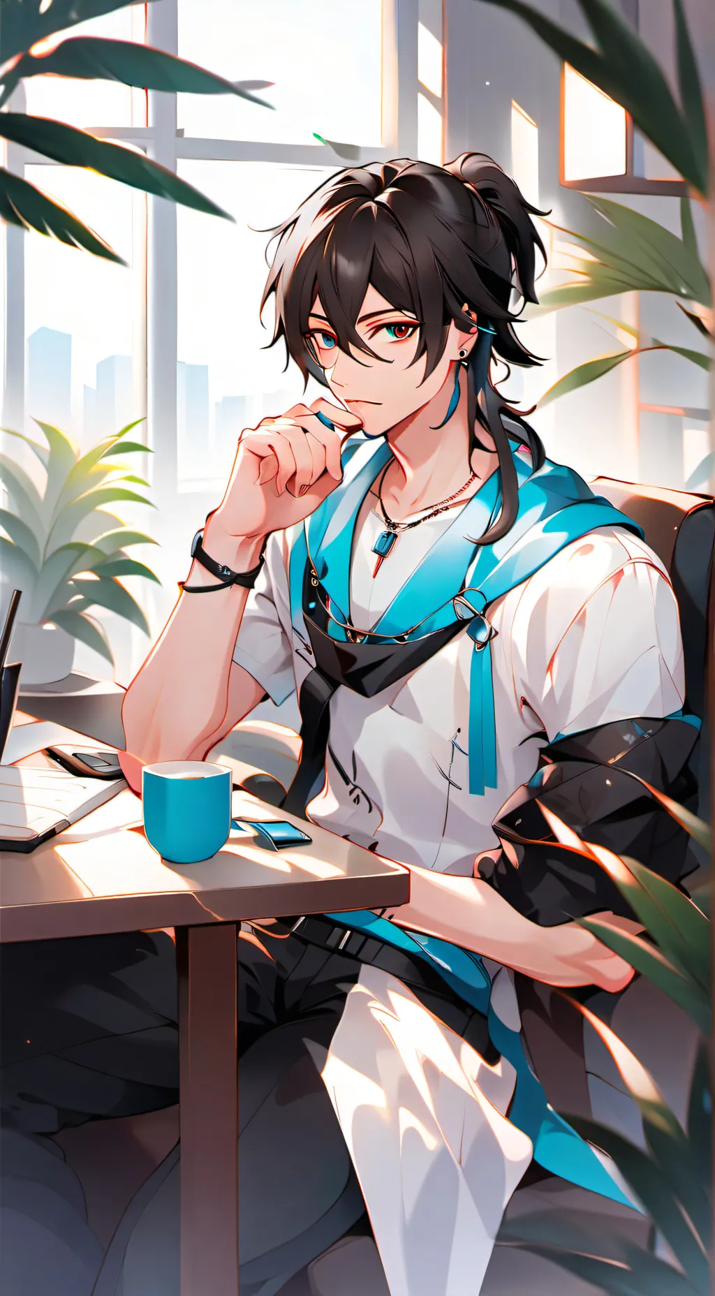 ai character: (Felix) background