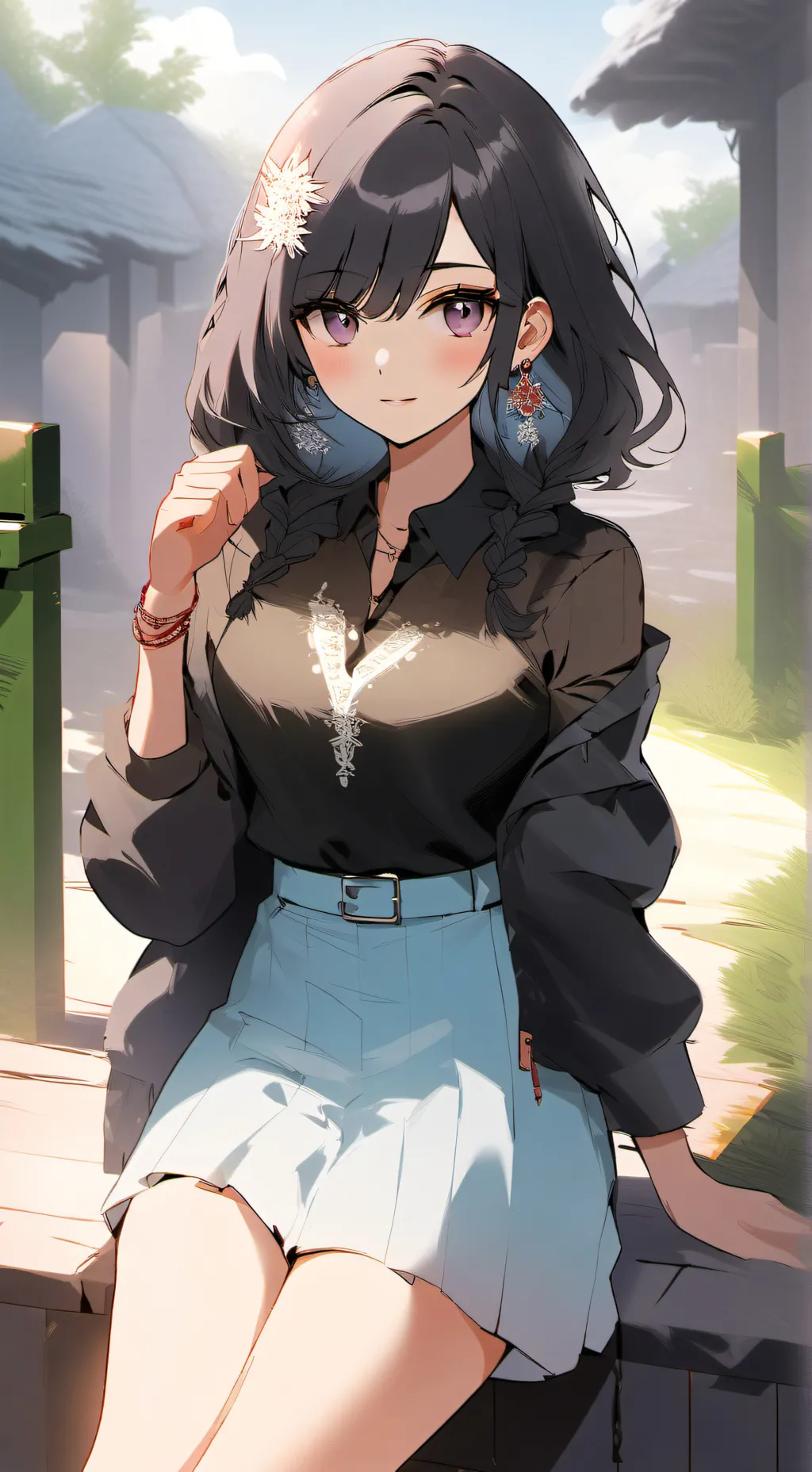 ai character: Miko background