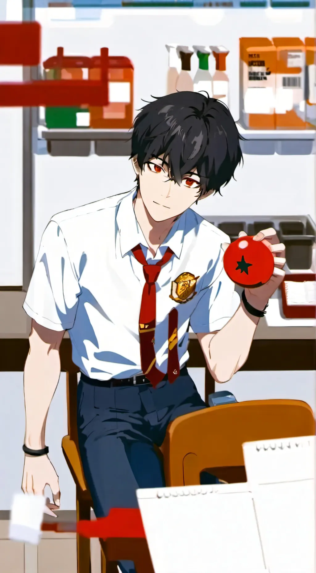 ai character: Aaron lycan background