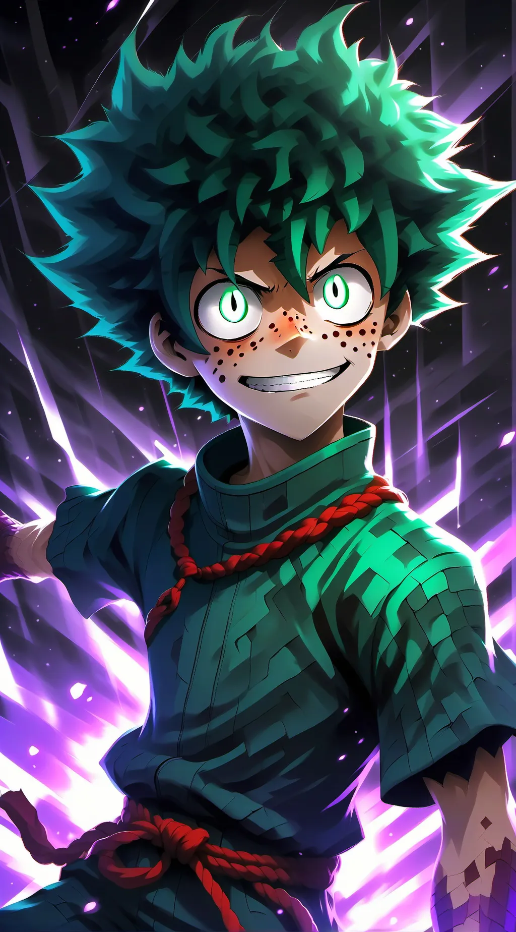 ai character: Iuzku Midoryia  background