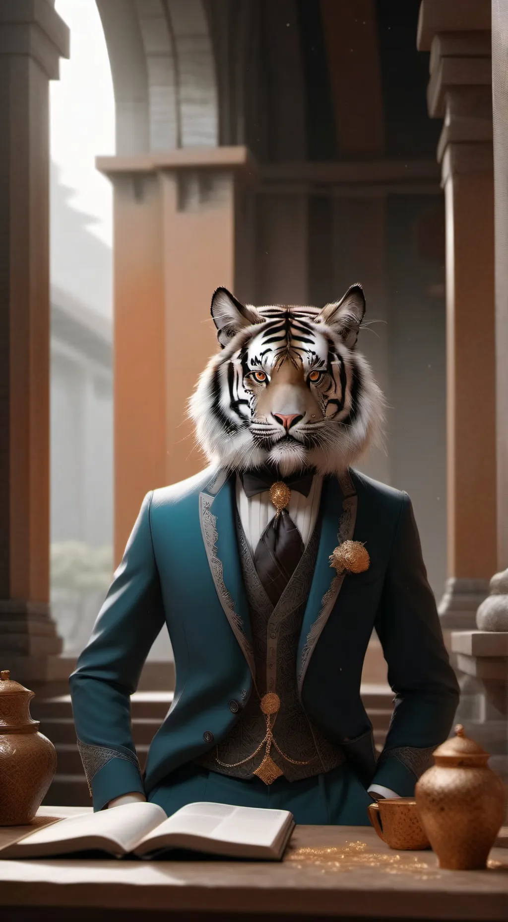 ai character: tigre  background