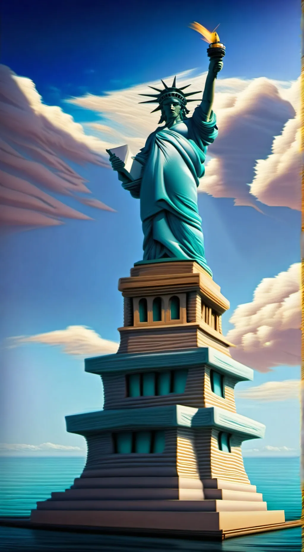 ai character: mha x NY background