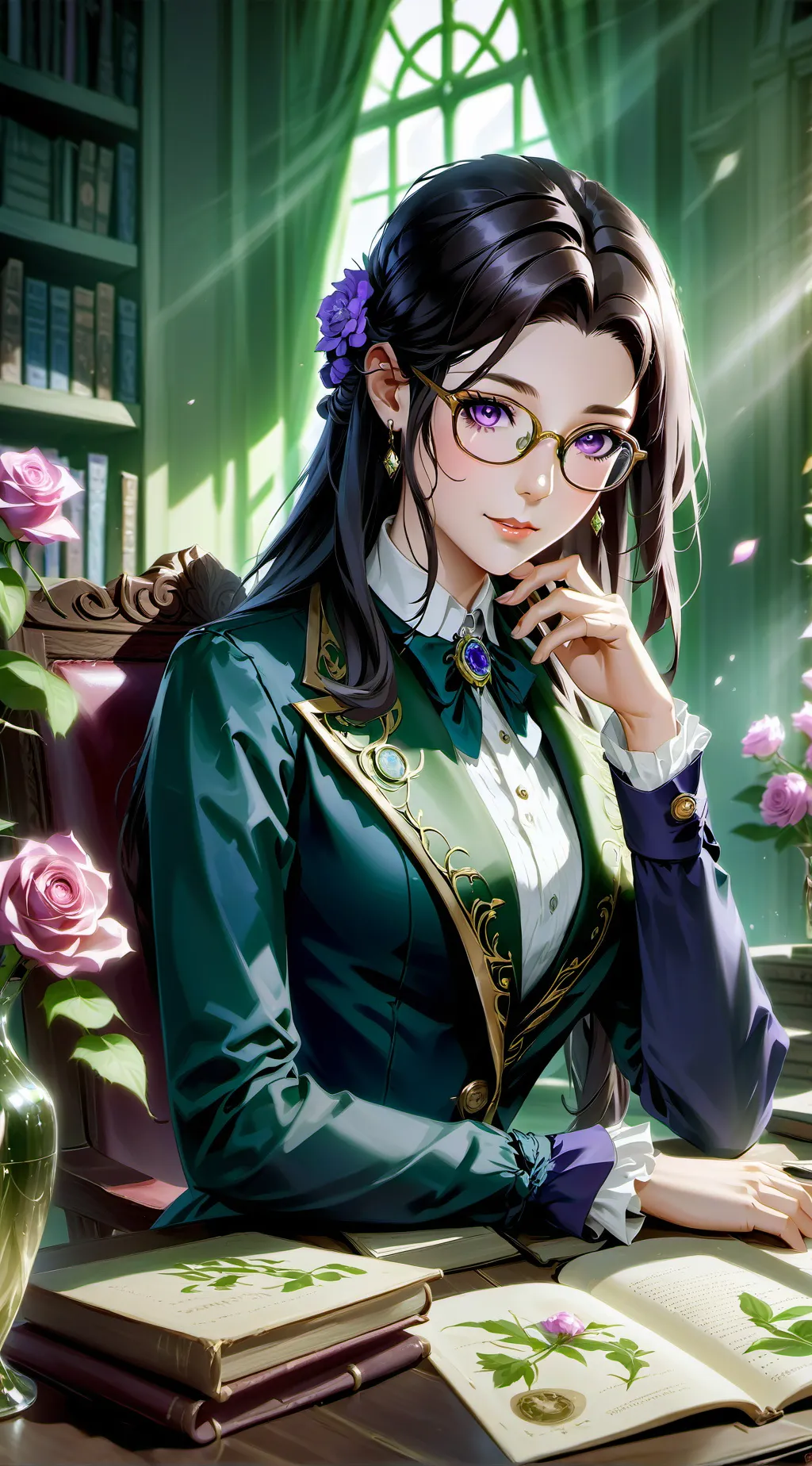 ai character: Hana background