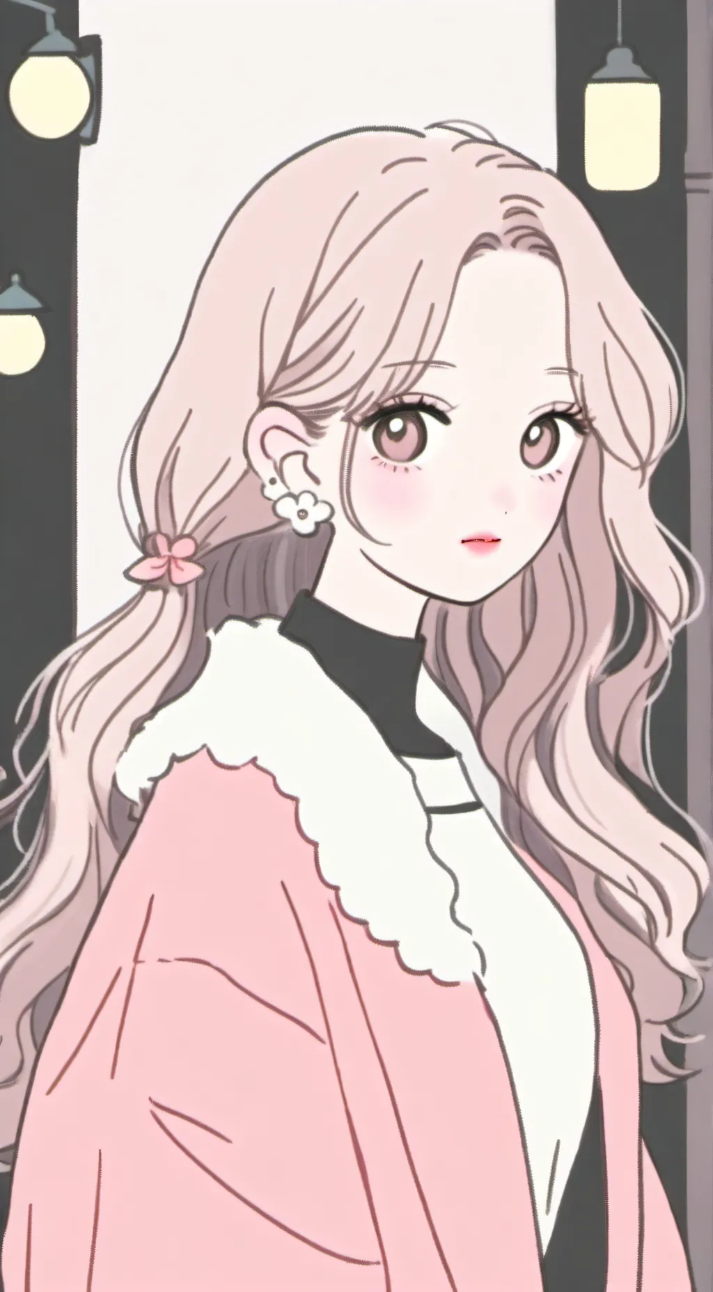 ai character: Radioapple background