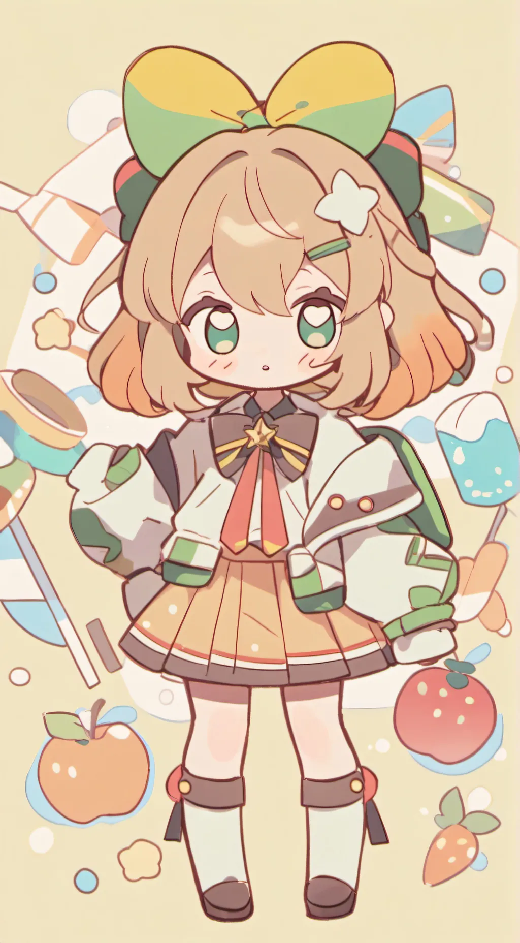 ai character: Sun's nightmare AU background