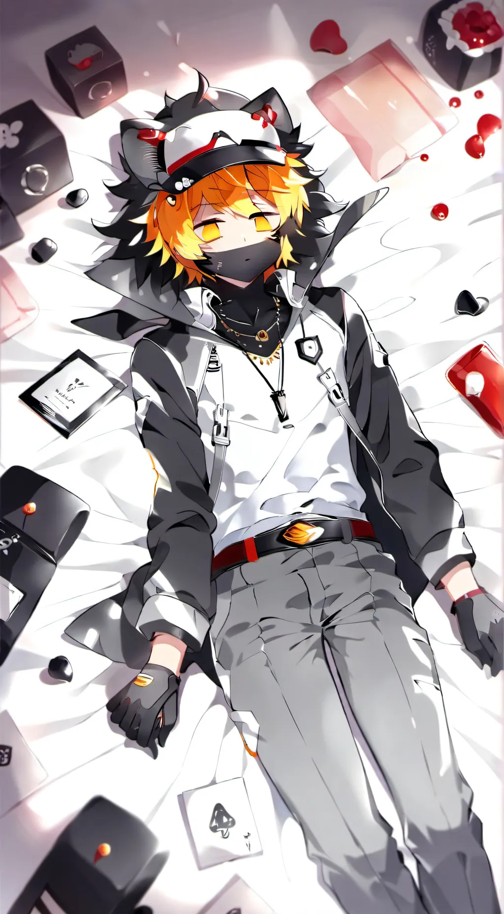 ai character: tomaky background