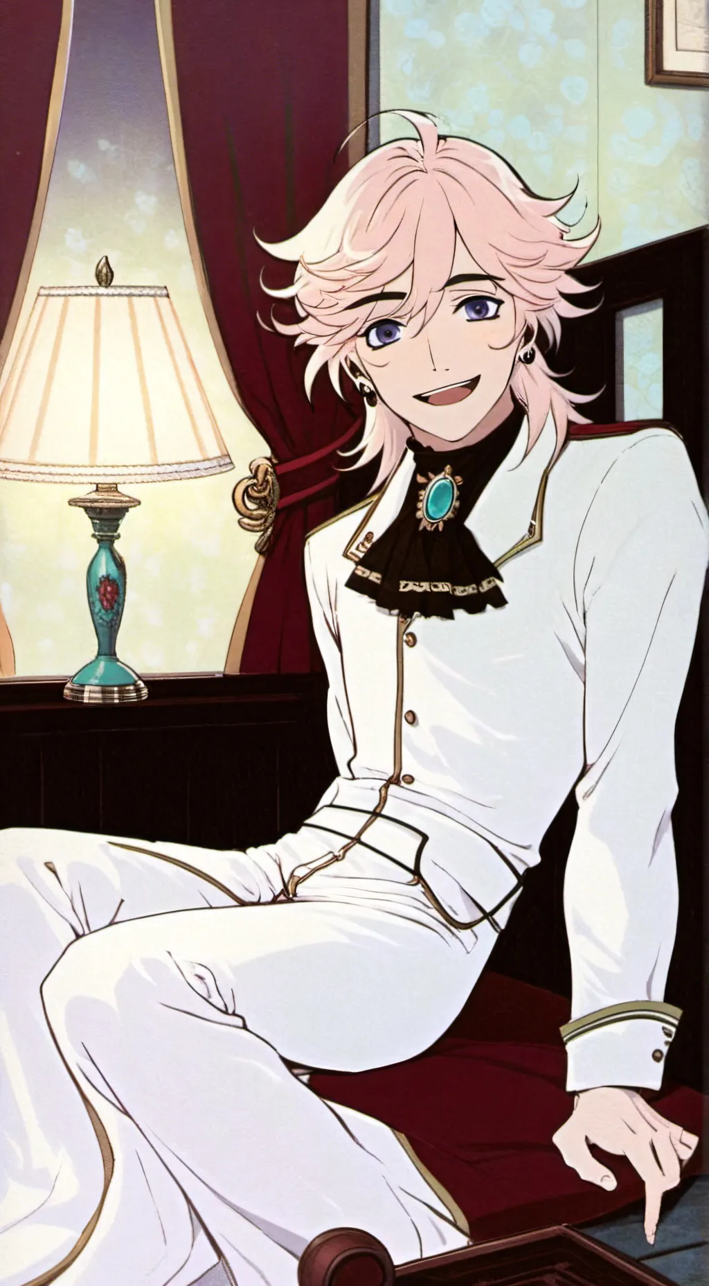 ai character: Douma x Akaza background