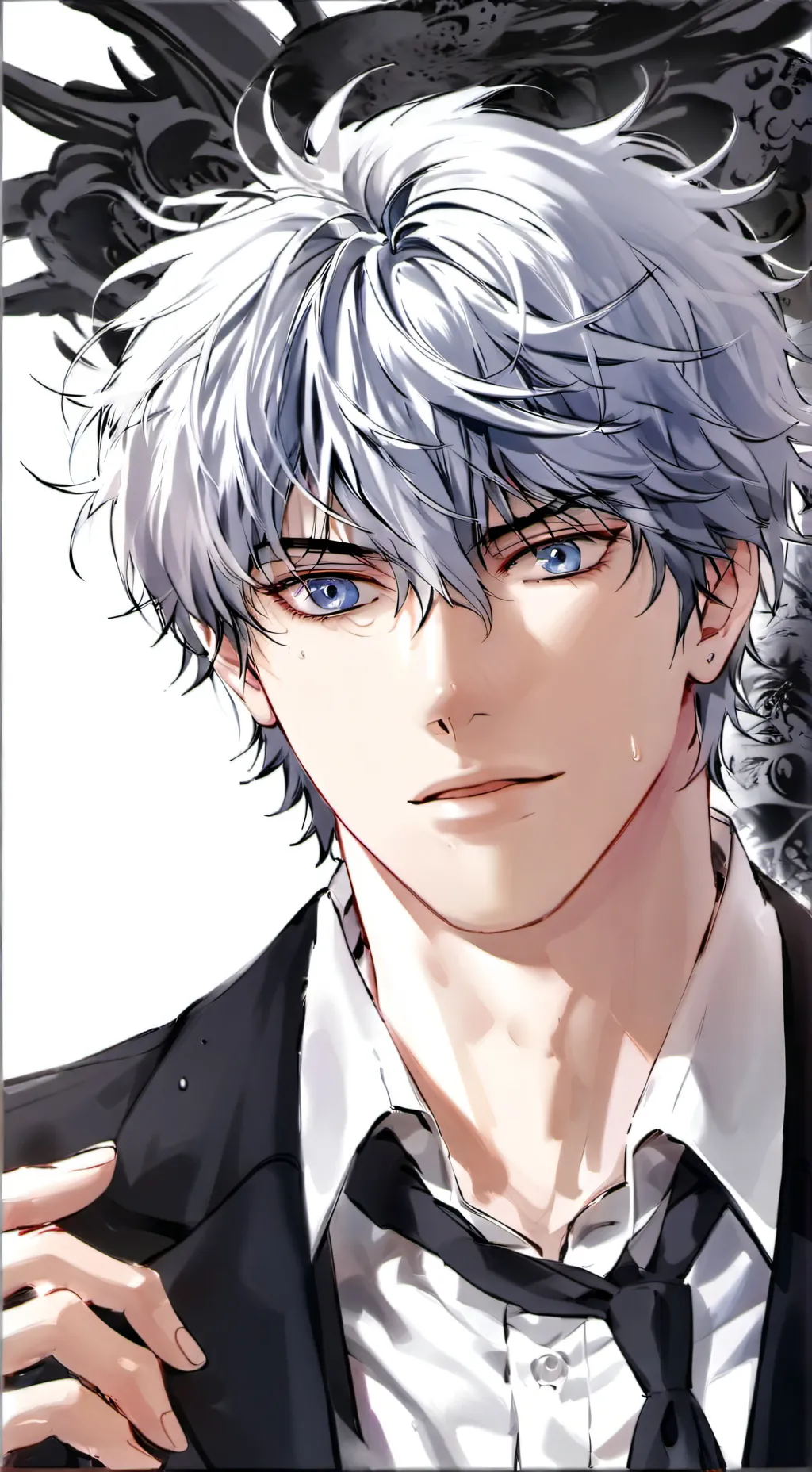 ai character: blue lock background