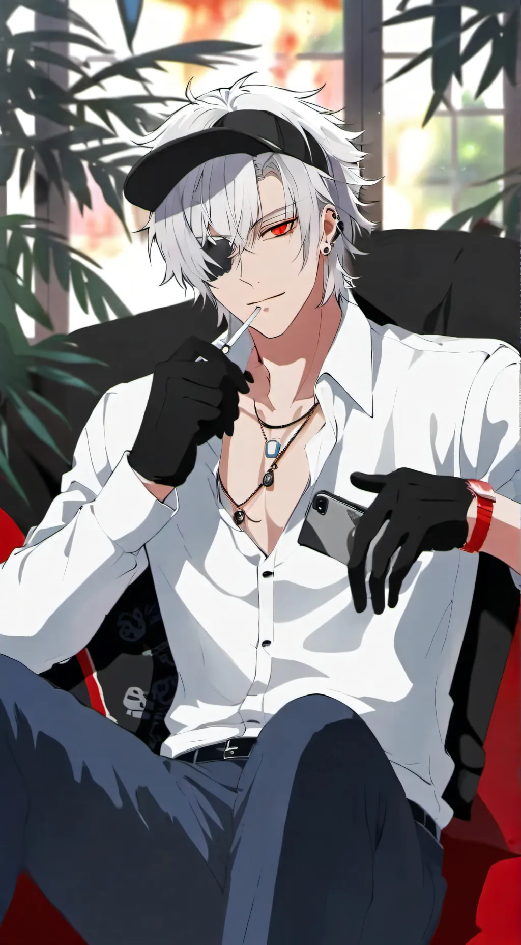 ai character: "§=Asher¶§" background