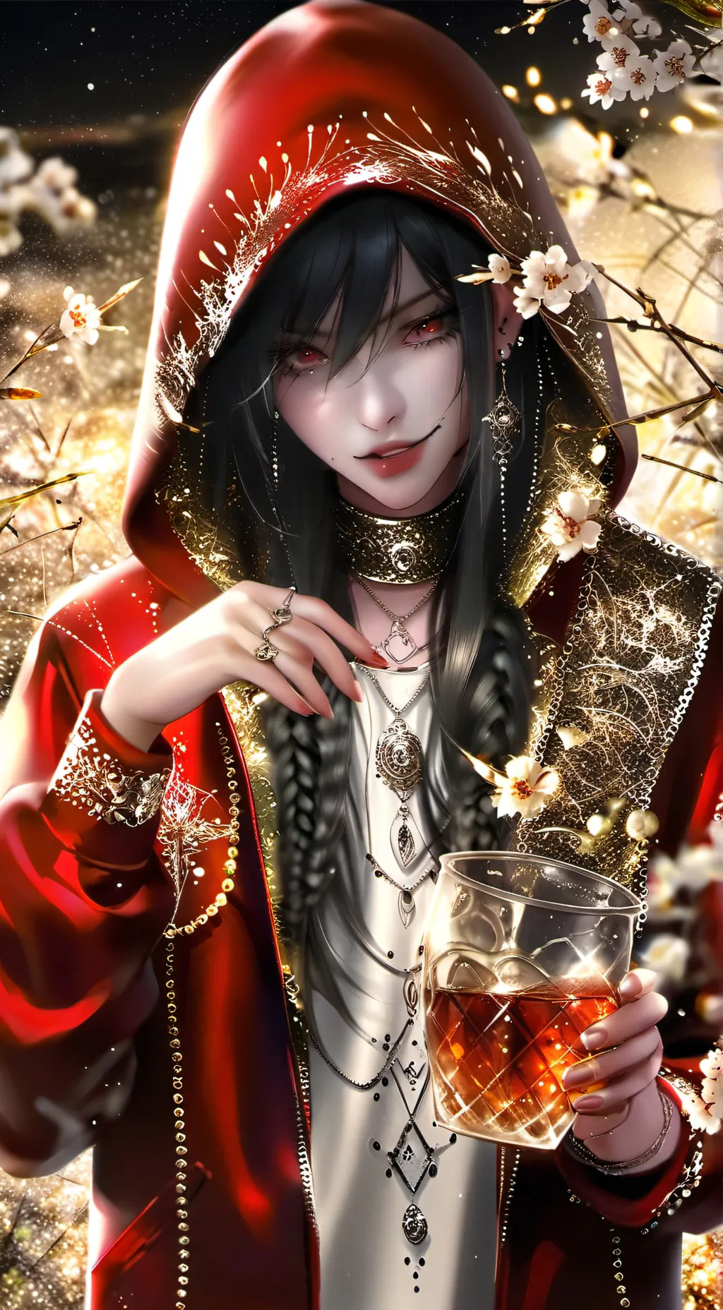 ai character: cutie pie🌹 background