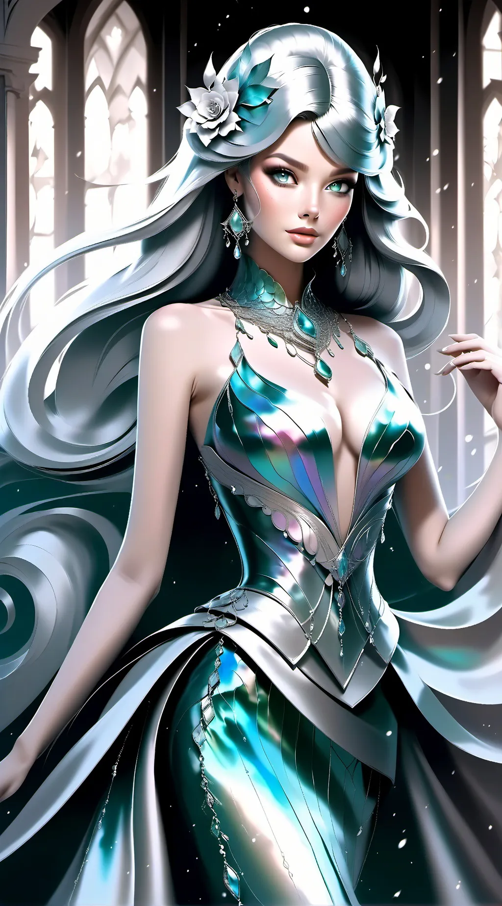 ai character: Amanda  background