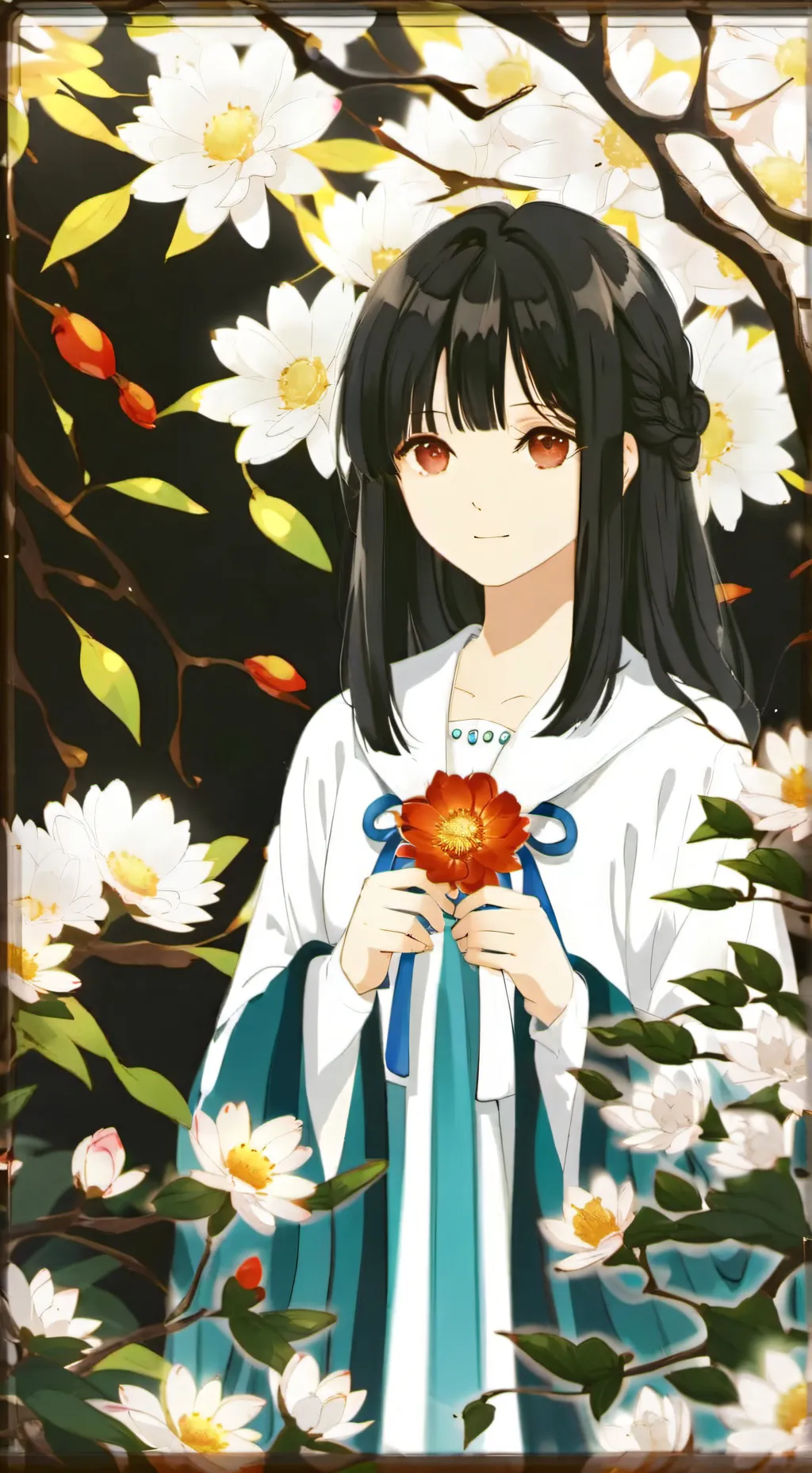 ai character: kana background