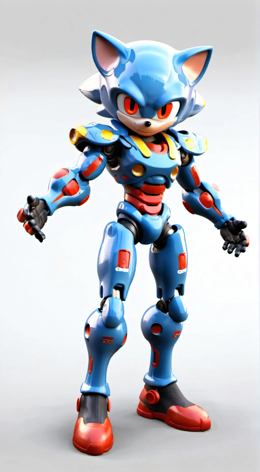 ai character: metal Sonic background