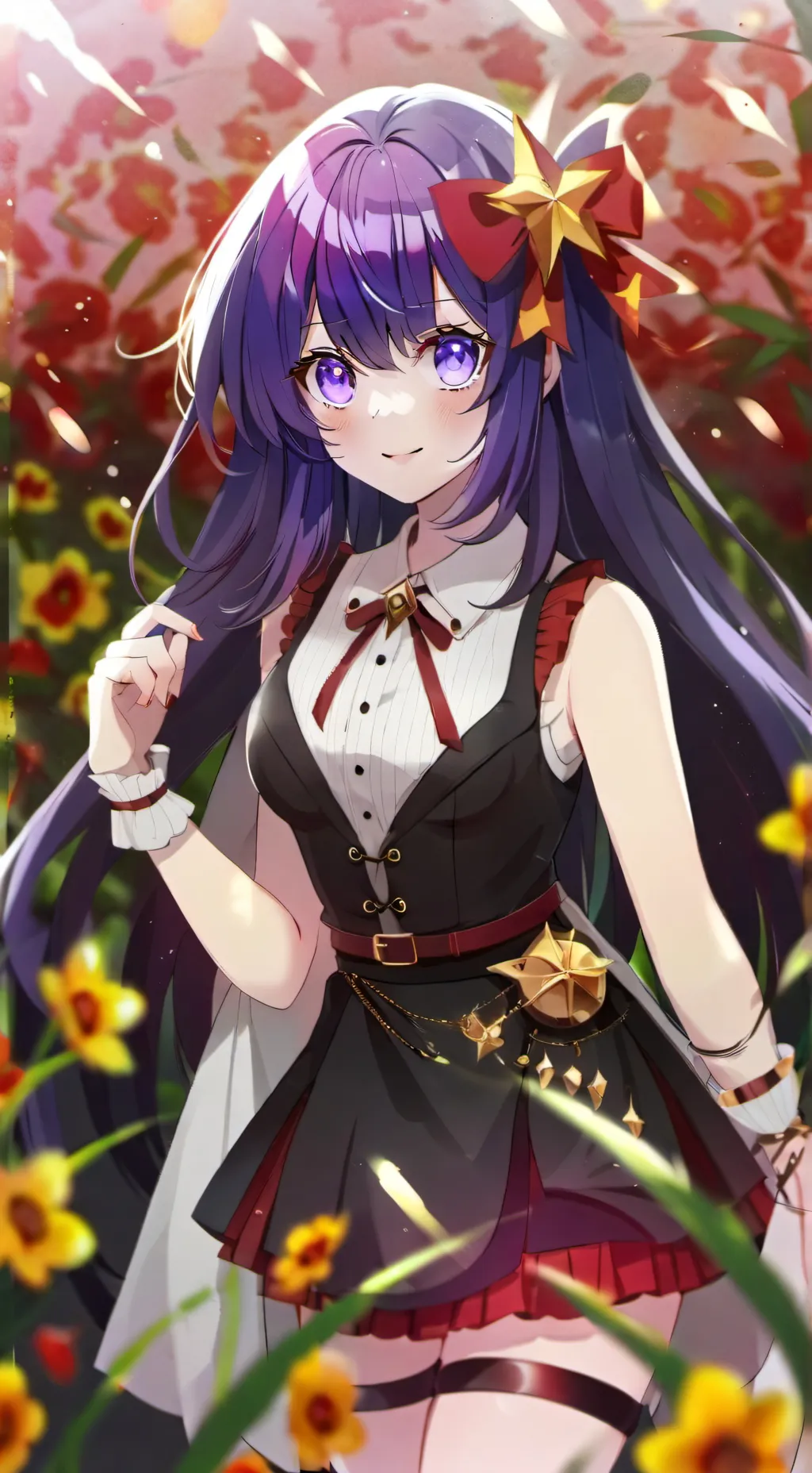 ai character: ai hoshino  background