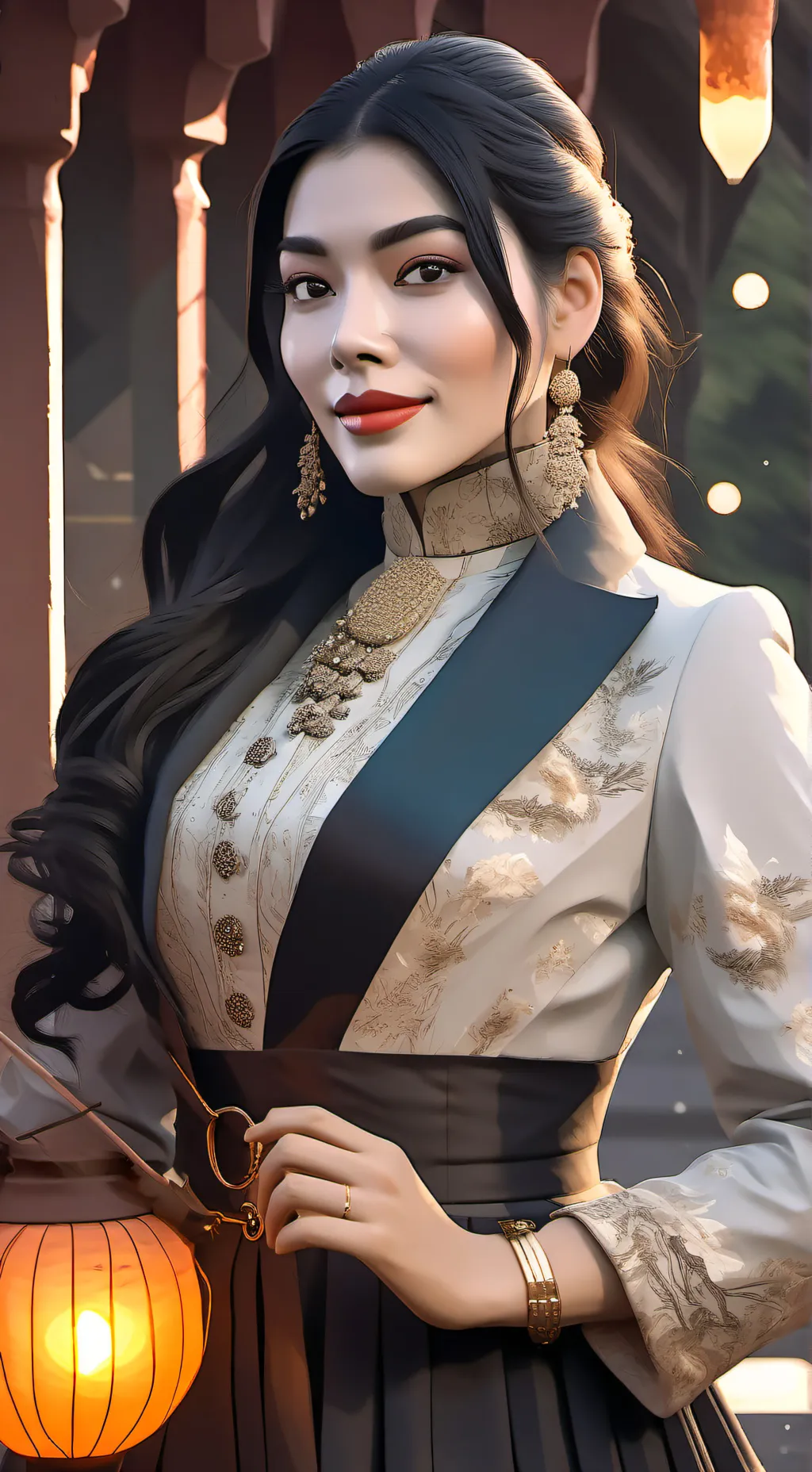 ai character: Kenia os  background