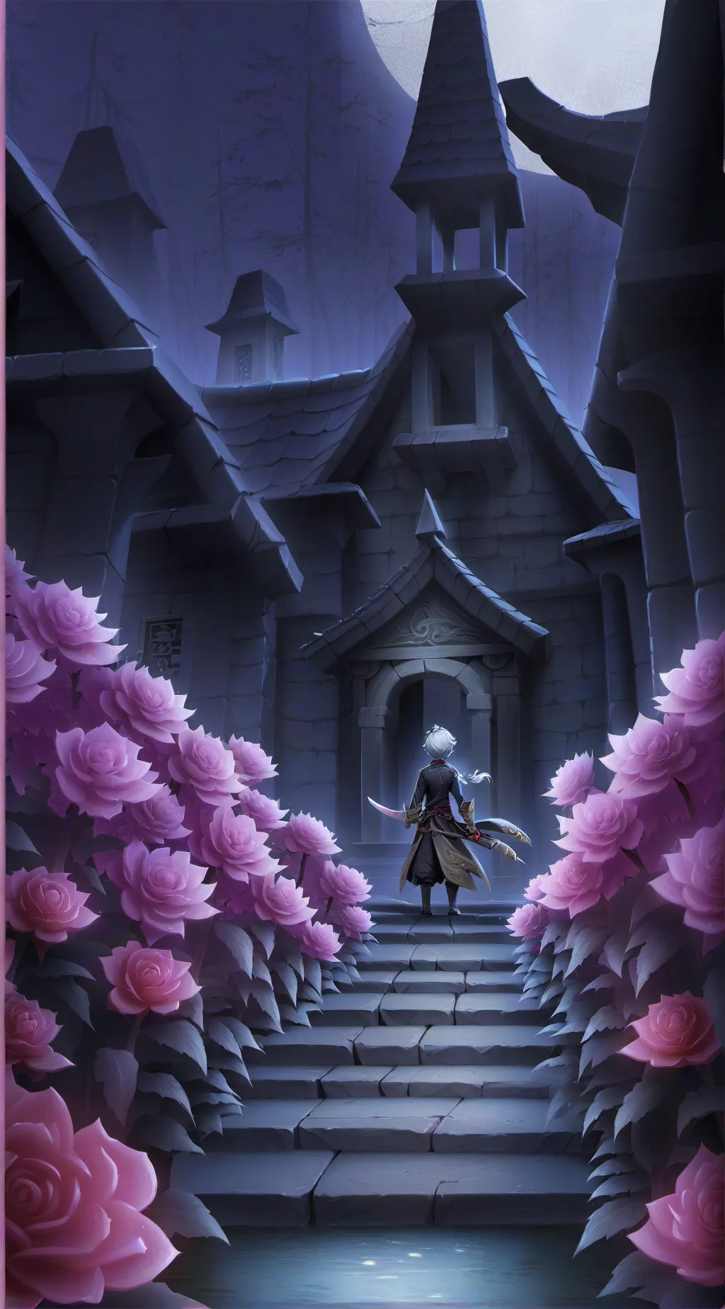 ai character: veeah and layena background