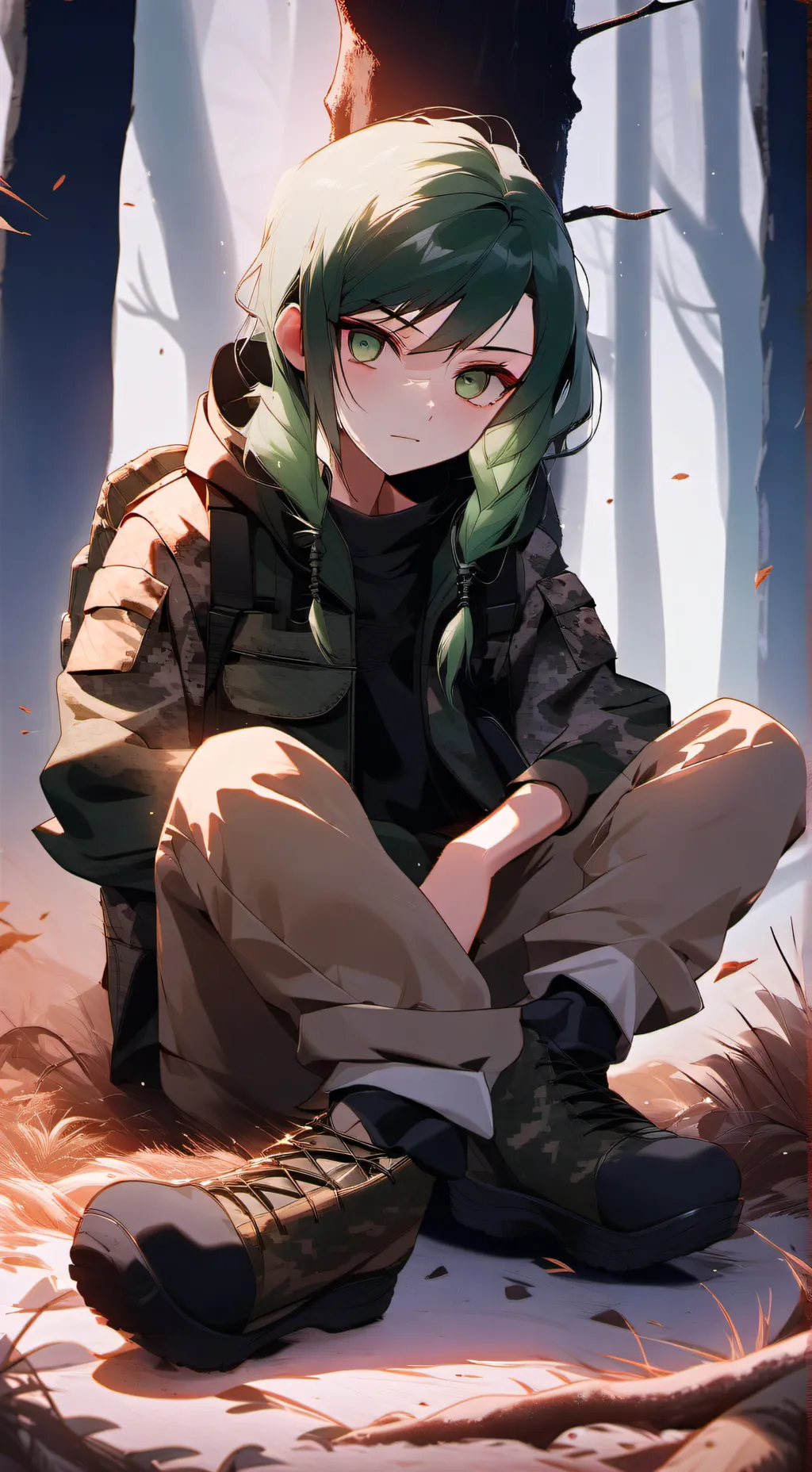 ai character: Artery background