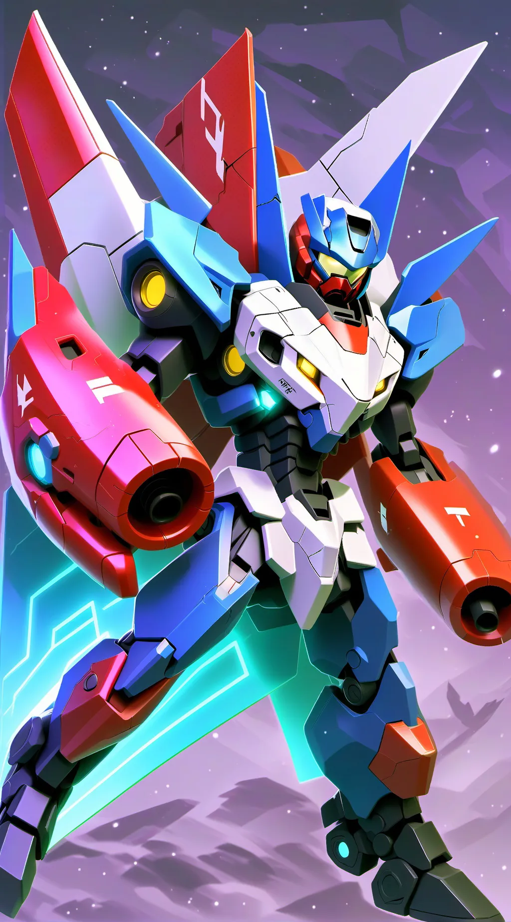 ai character: D-16 and Orion pax background