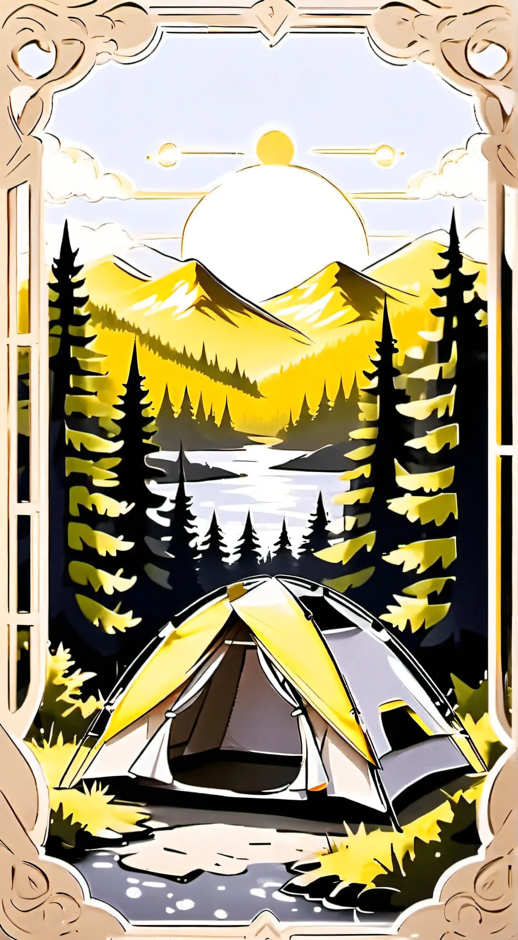 ai character: Camphalf blood  background