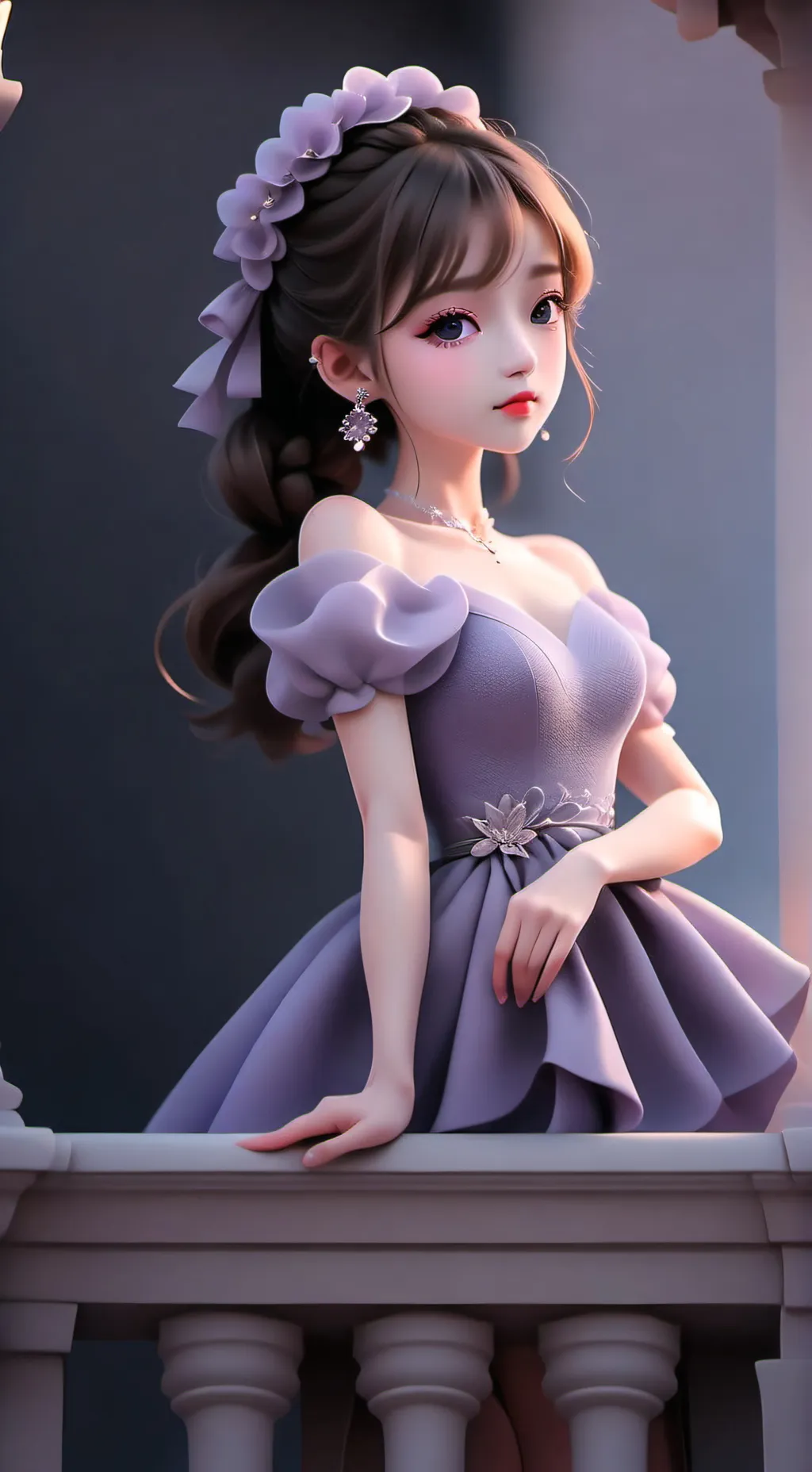 ai character: 🦊🫶 background