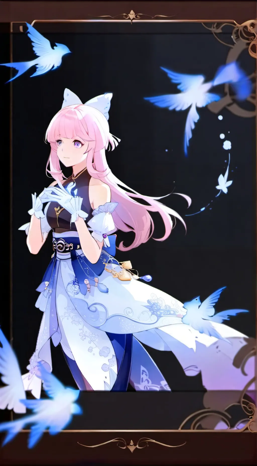 ai character: Sangonomiya Kokomi background