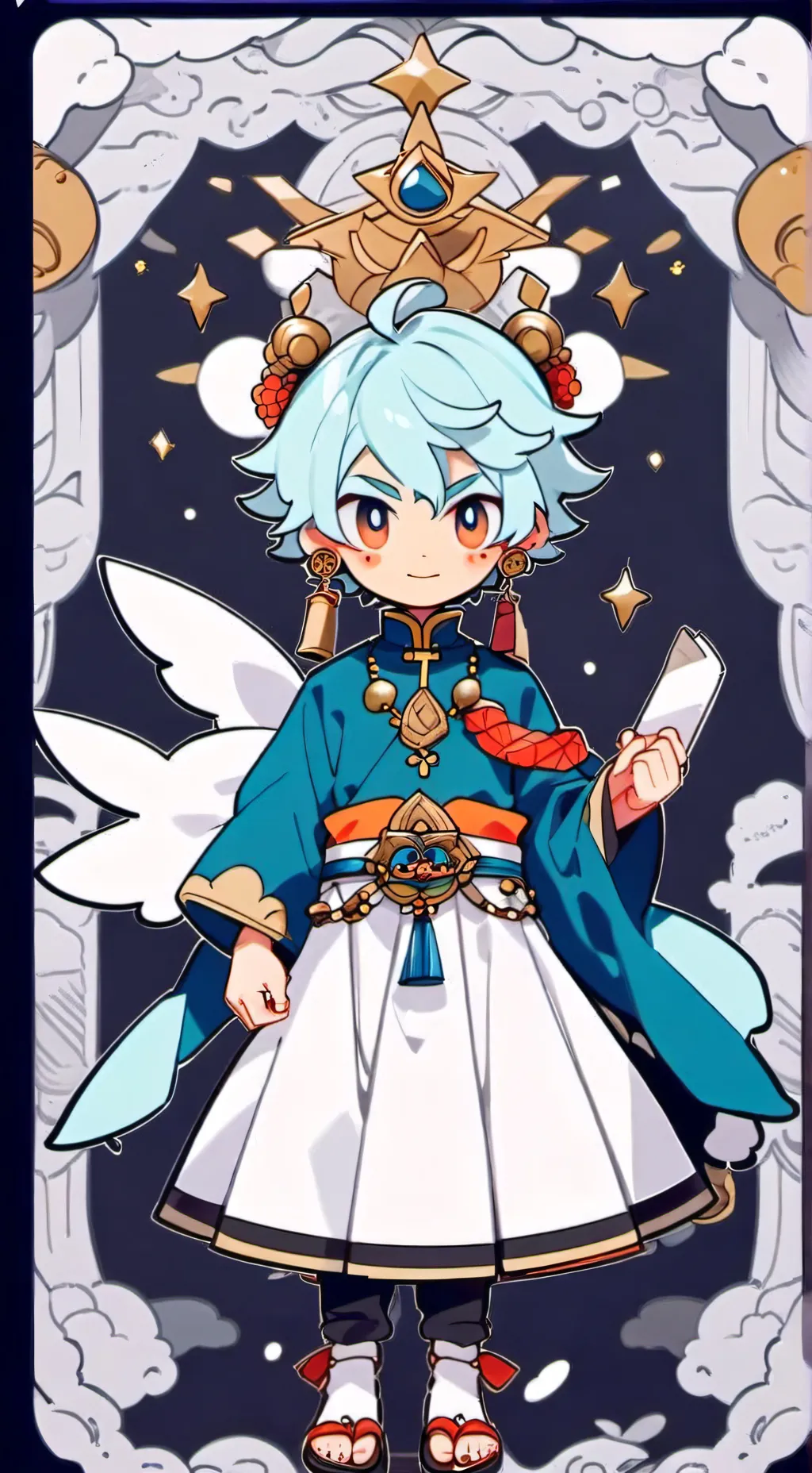 ai character: ★tubarão🦈★ background