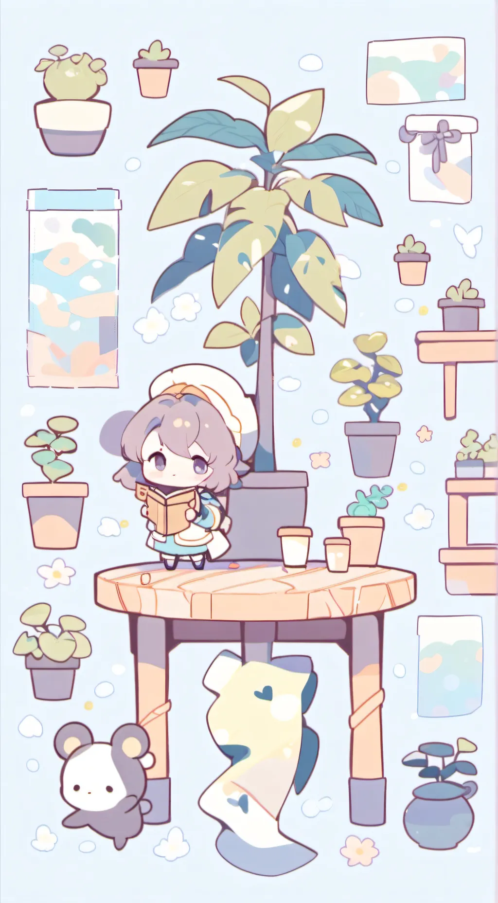 ai character: Overlord meeting background