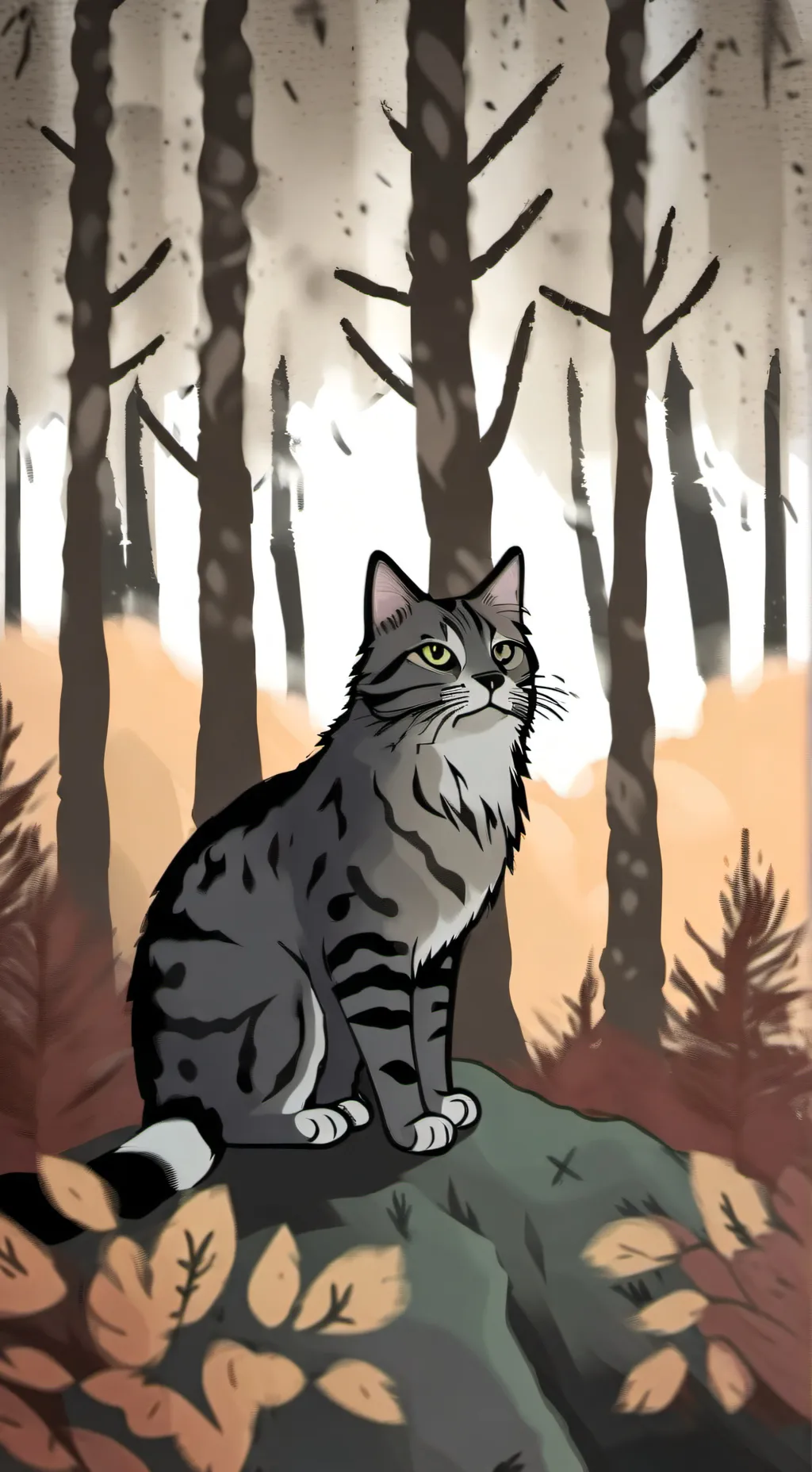 ai character: CrowPaw background