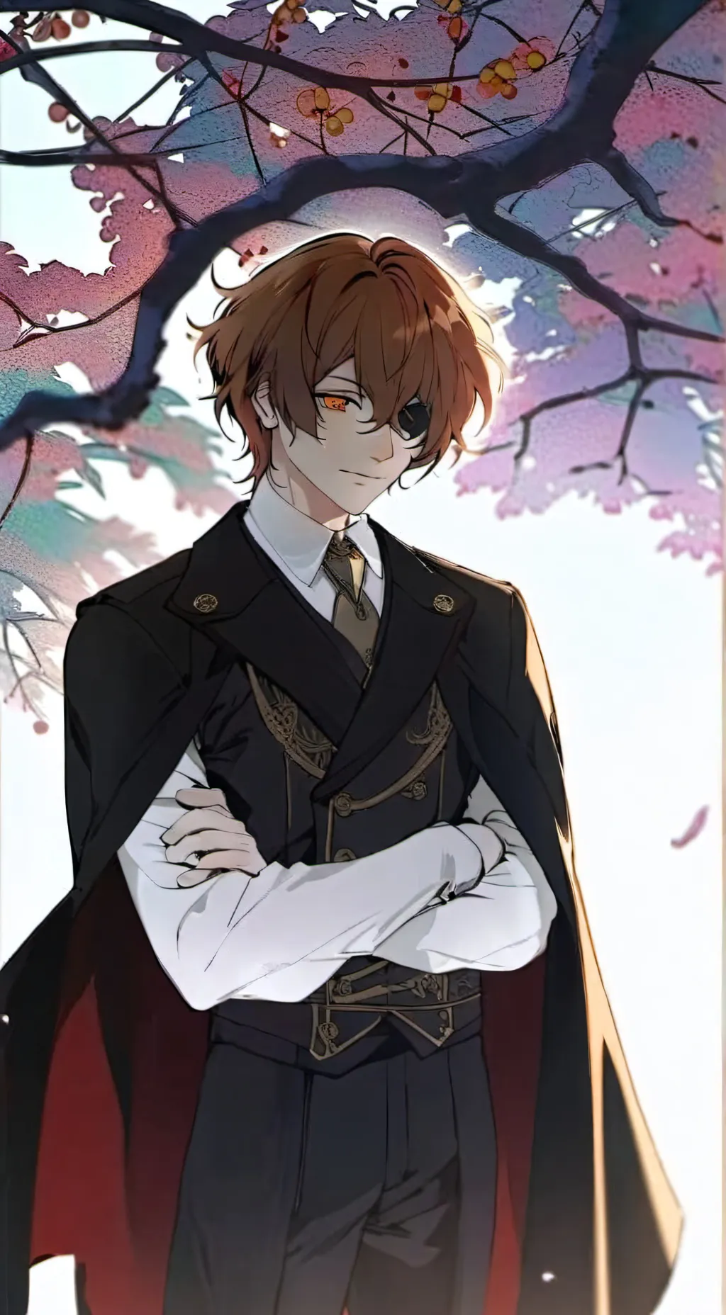 ai character: Fumiya Osamu background