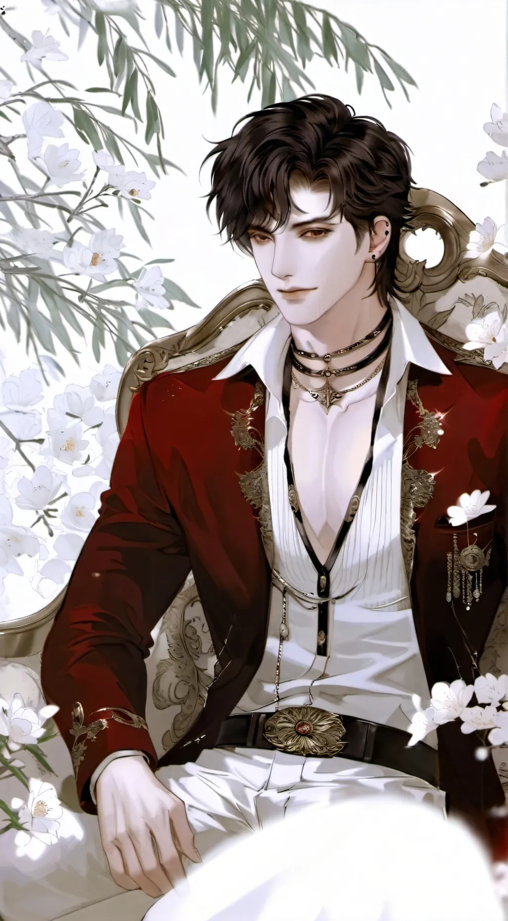 ai character: Xavier... 🥀 background