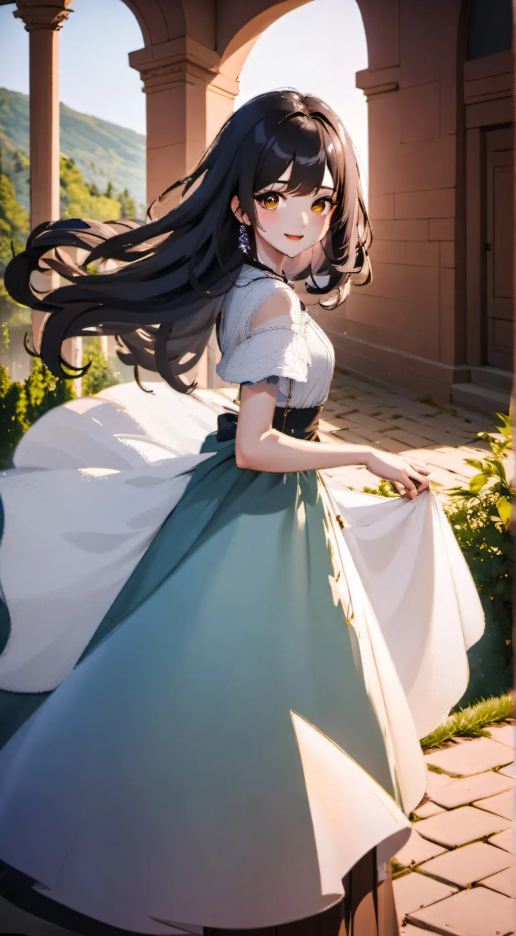 ai character: Alnessa  background