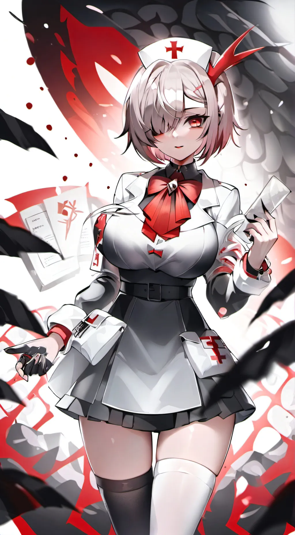 ai character: Luna Cross background