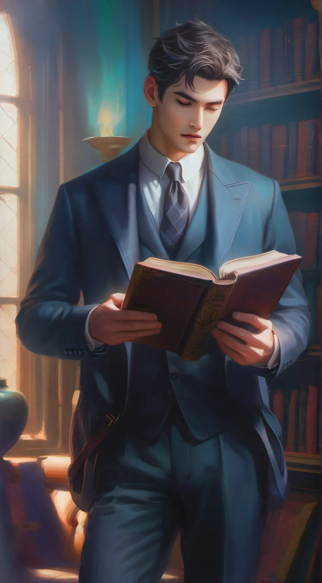 ai character: TADC has a school! background