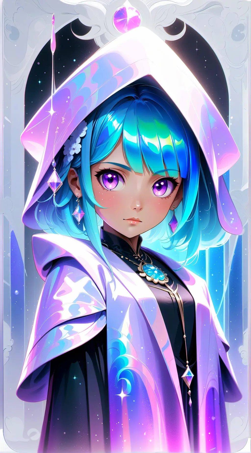 ai character: honey lemon background