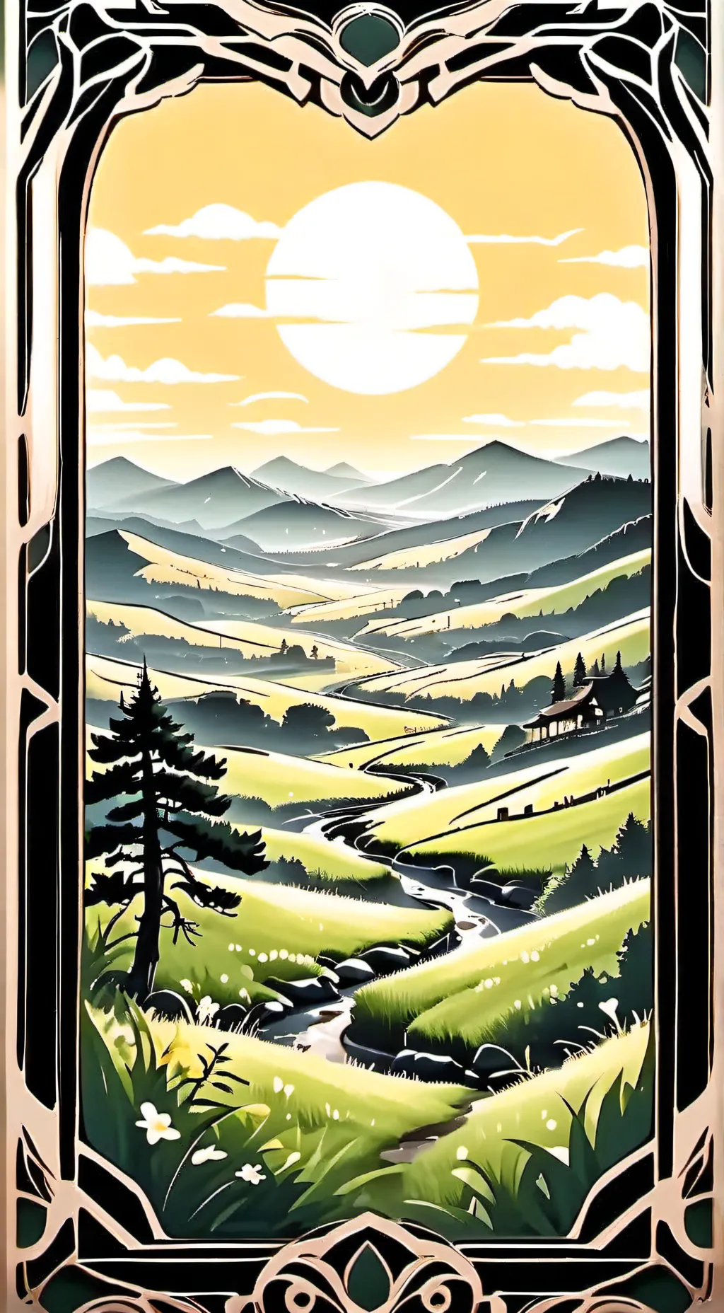 ai character: Sprunki (weird) background