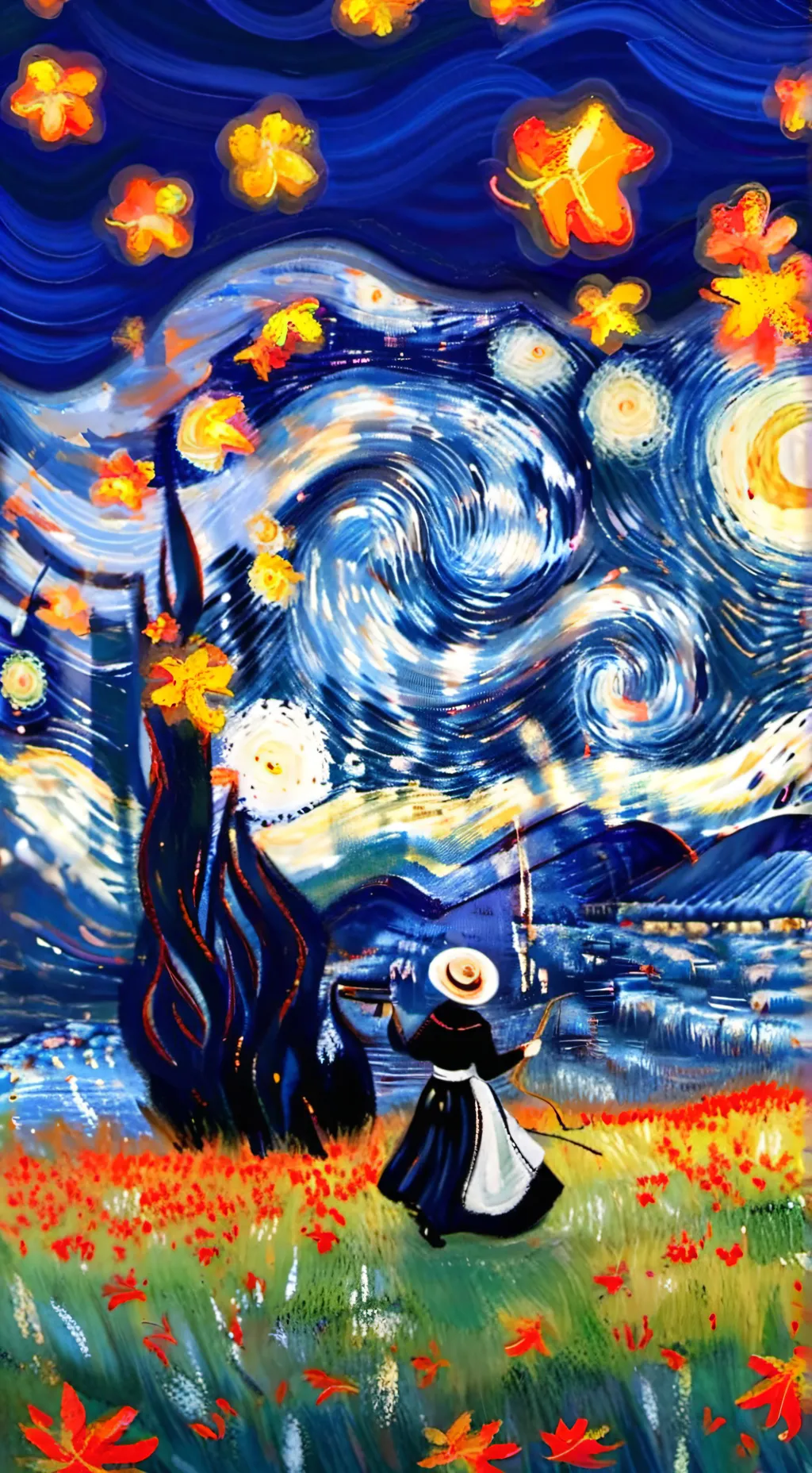 ai character: Val toi angel background