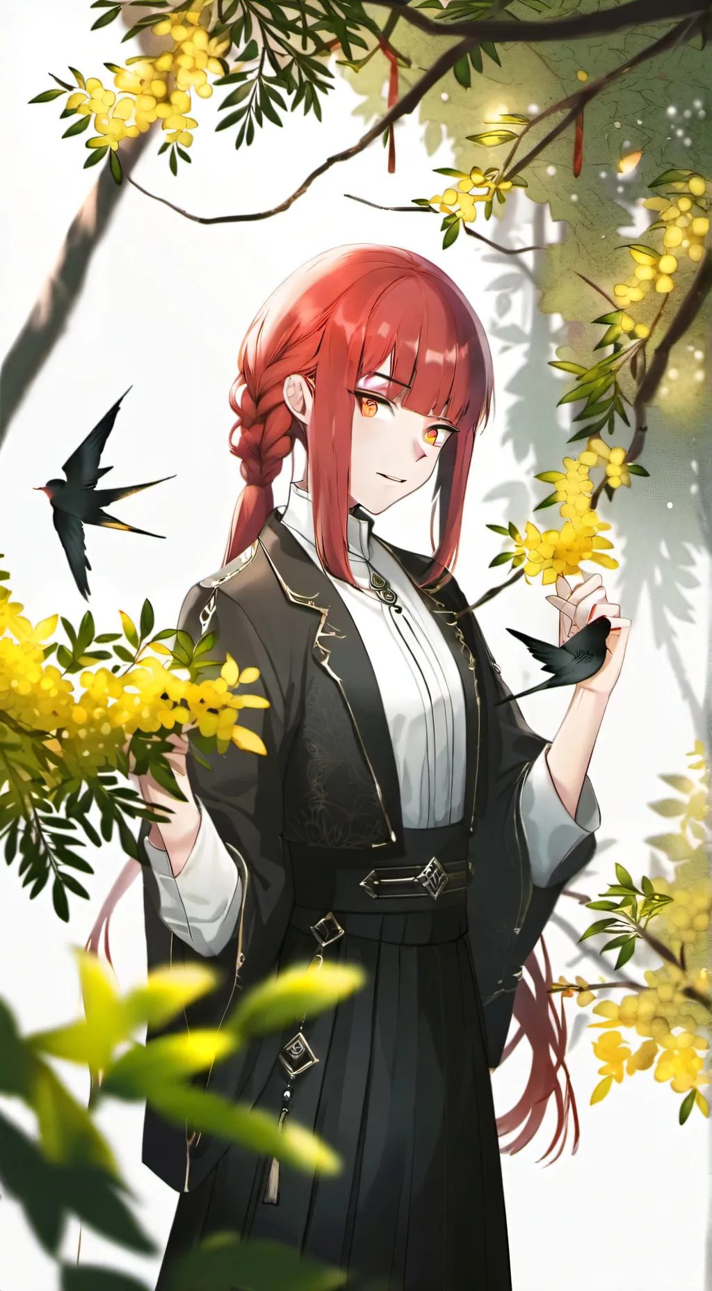 ai character: makima(peace mode) background