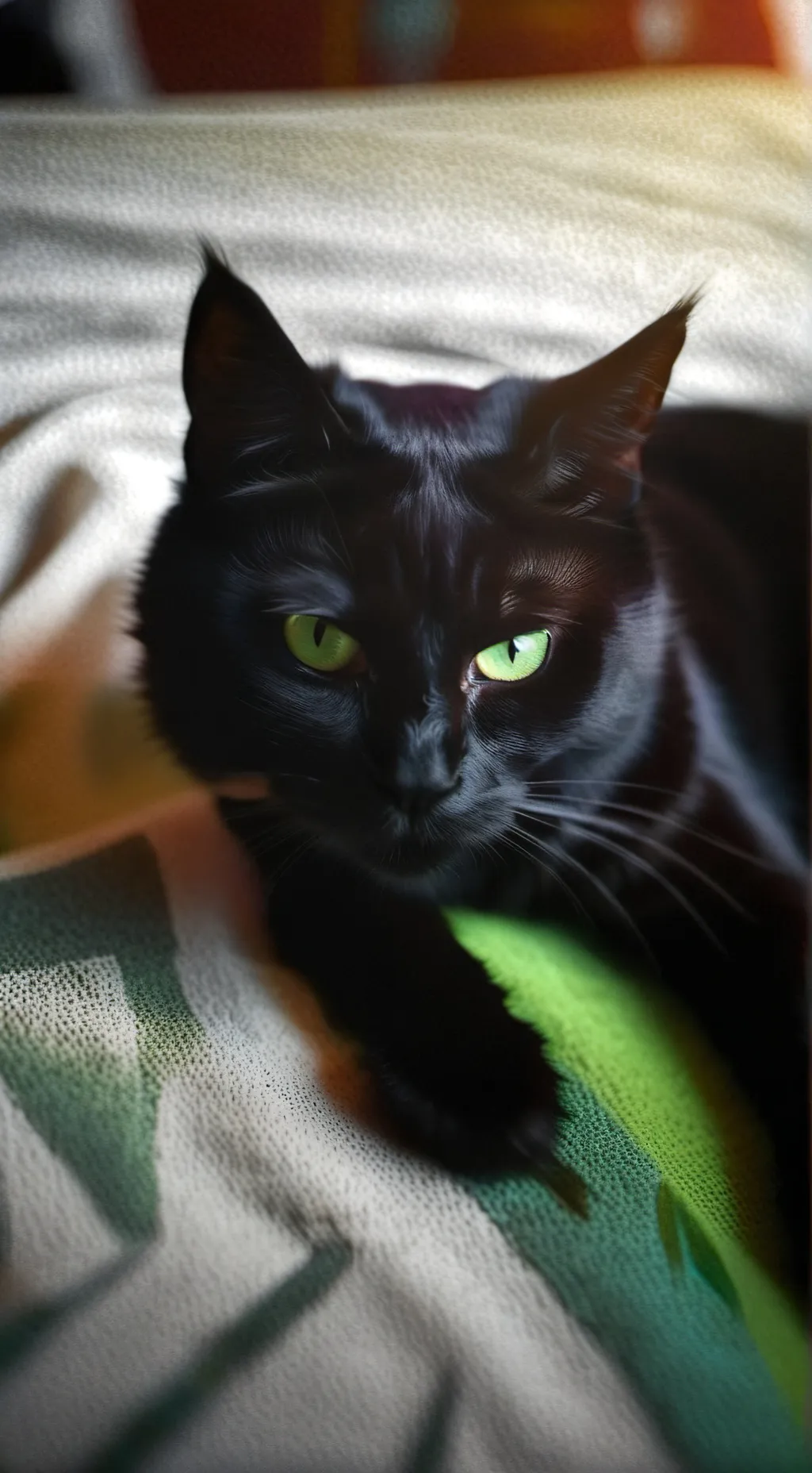 ai character: smoke background